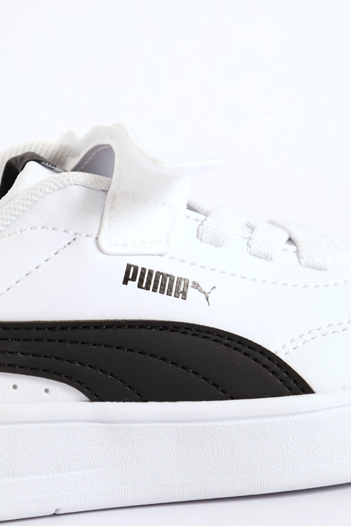 Pre-Boys Court Classic Clean Ac Plus Sneaker - White/Black - Image 6