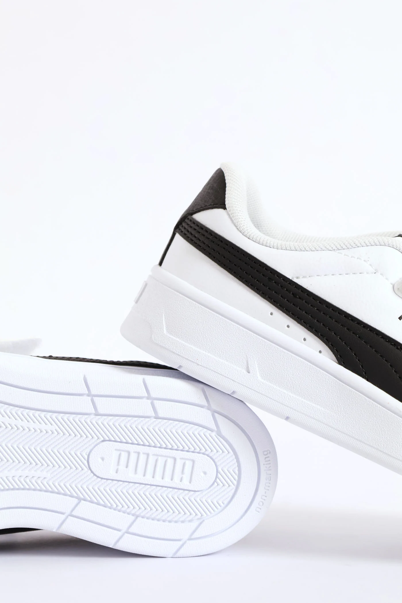 Pre-Boys Court Classic Clean Ac Plus Sneaker - White/Black - Image 8