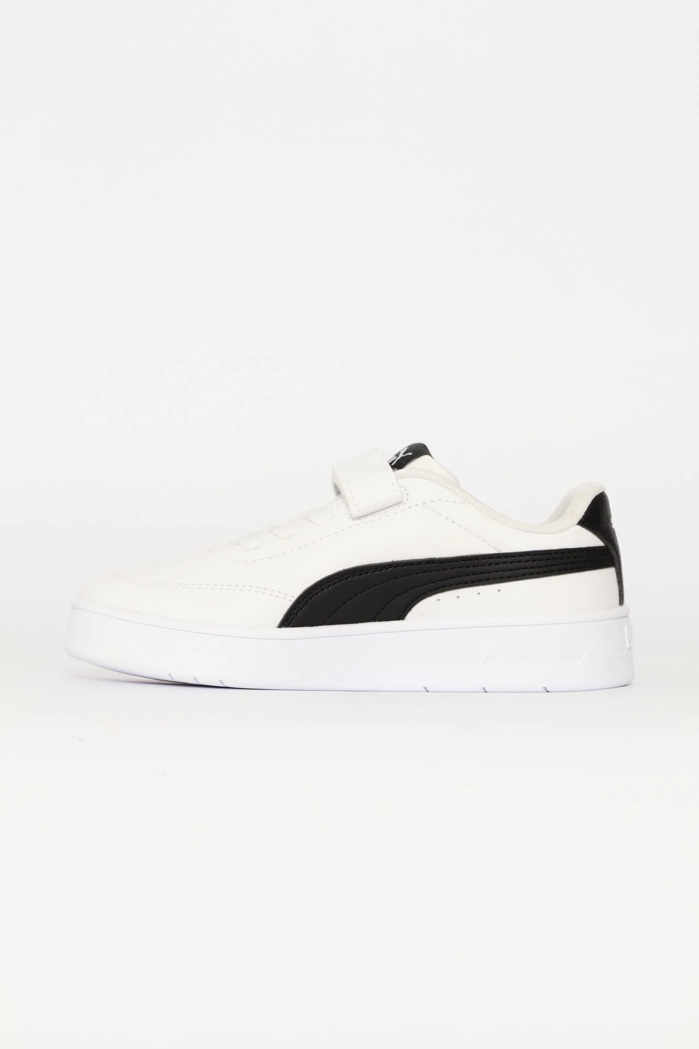 Pre-Boys Court Classic Clean AC Plus Sneaker - White/Black - Image 3