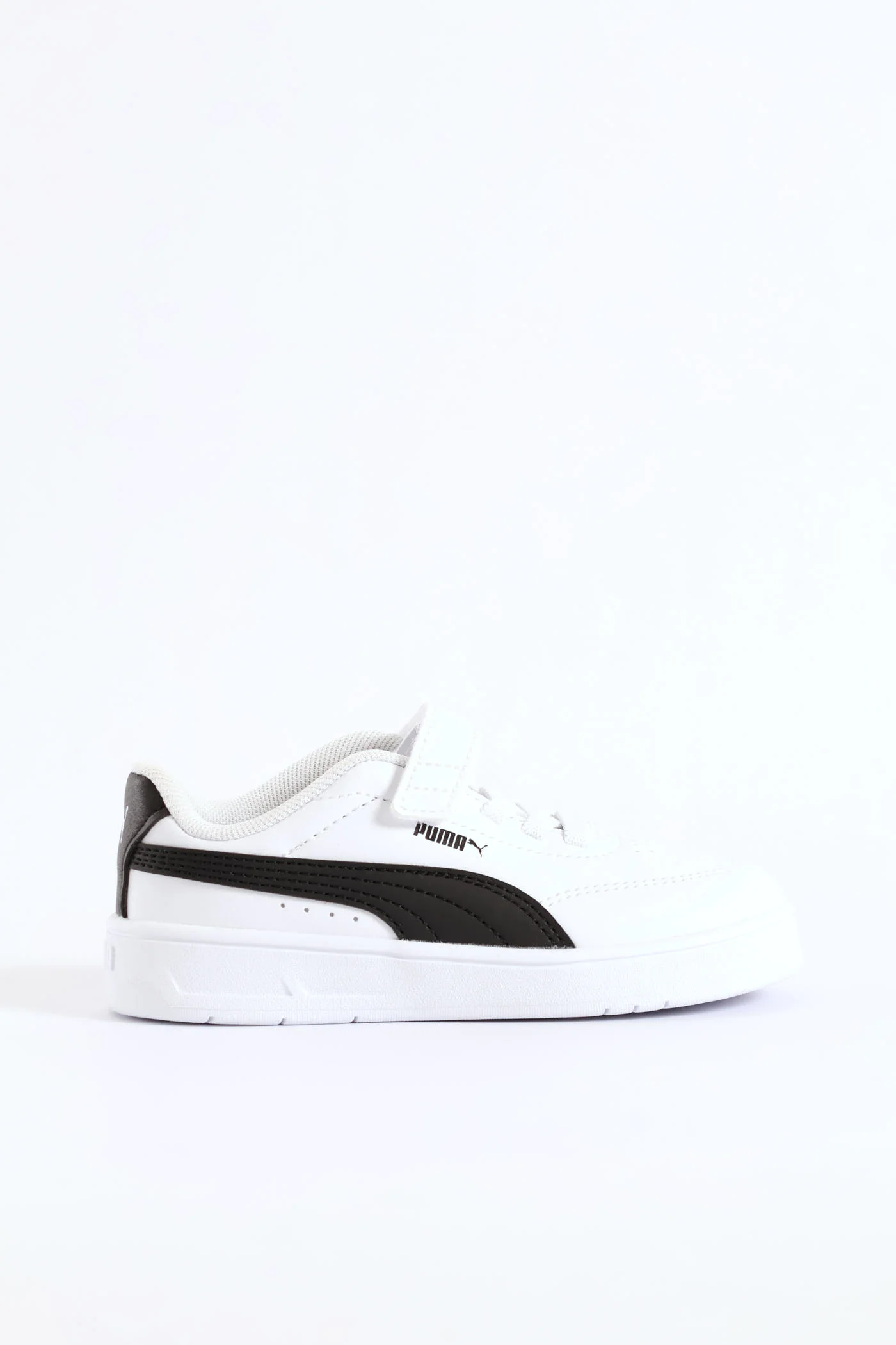 Pre-Boys Court Classic Clean Ac+ Sneaker - White/Black - Image 2