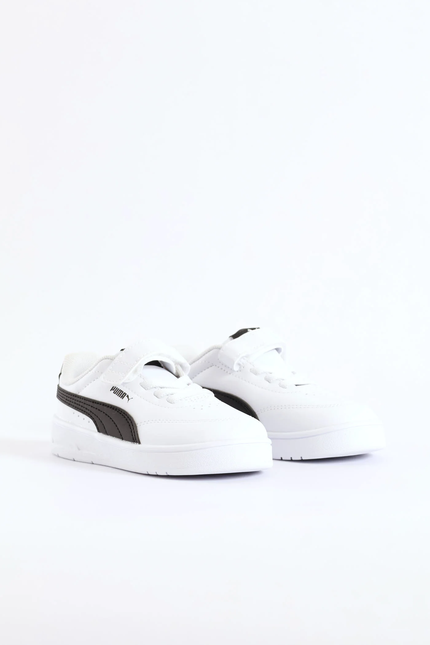 Pre-Boys Court Classic Clean Ac+ Sneaker - White/Black - Image 4