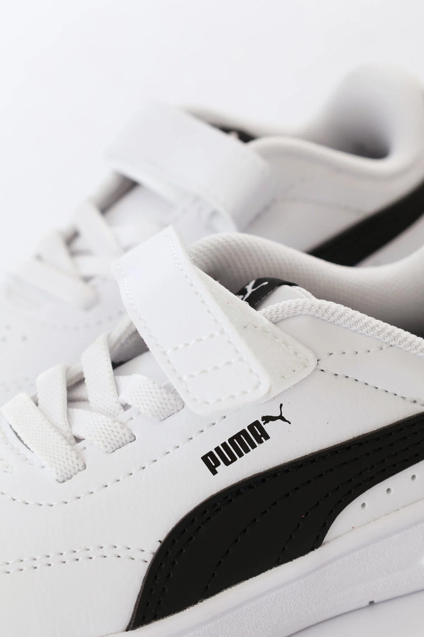 Pre-Boys Court Classic Clean Ac+ Sneaker - White/Black - Image 2