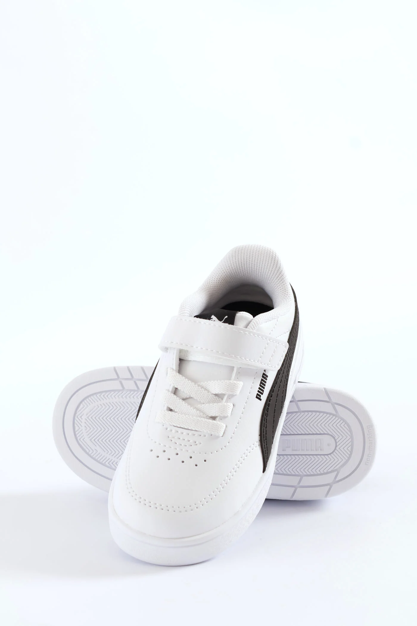 Pre-Boys Court Classic Clean Ac+ Sneaker - White/Black - Image 3