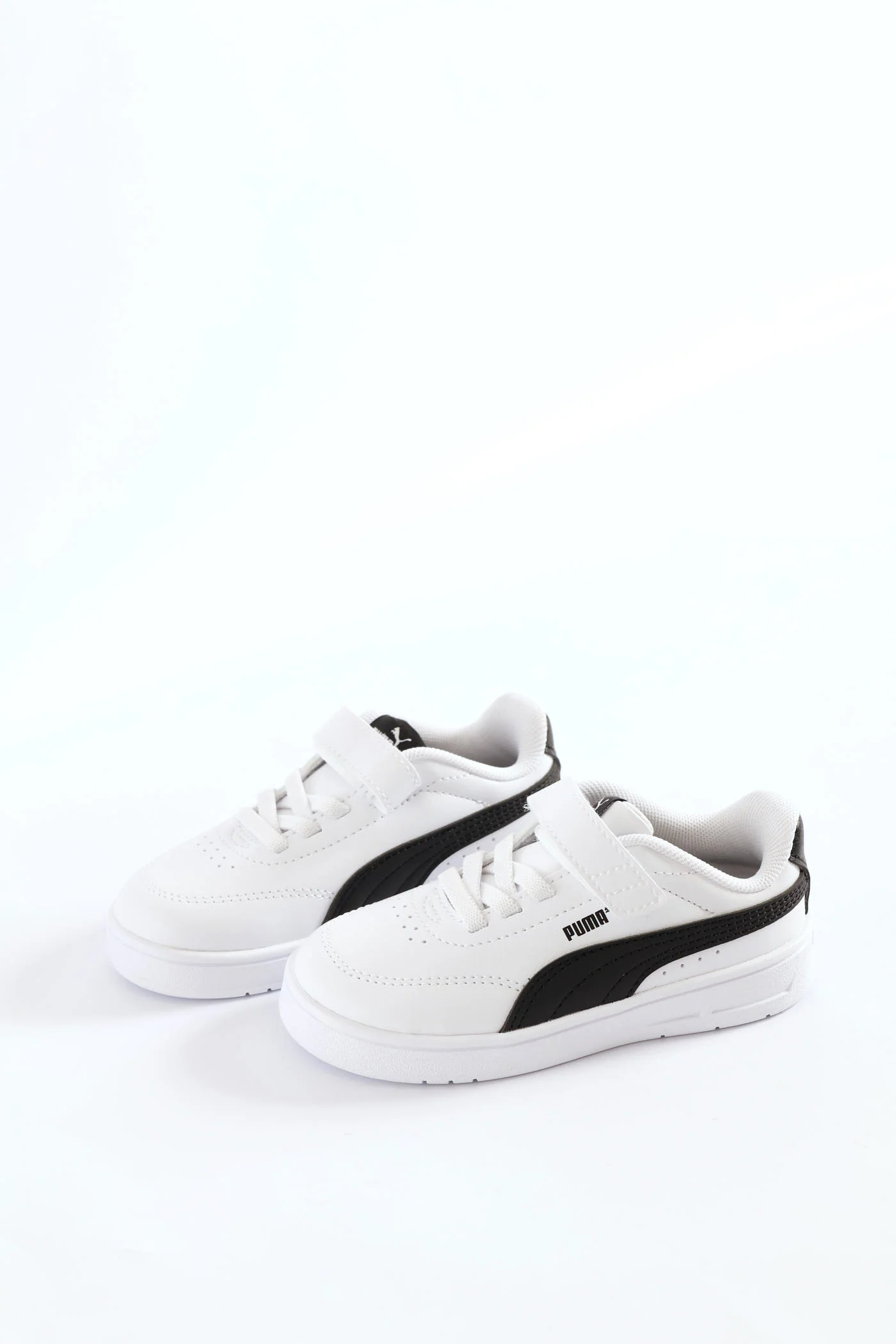 Pre-Boys Court Classic Clean Ac+ Sneaker - White/Black - Image 4