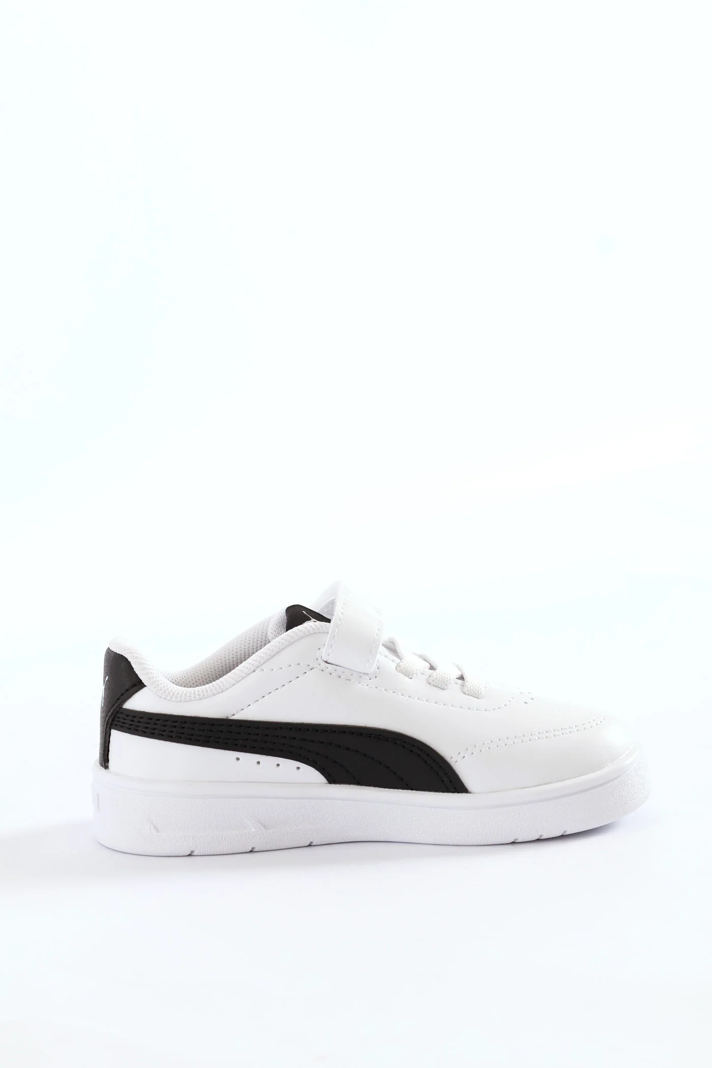 Pre-Boys Court Classic Clean Ac+ Sneaker - White/Black - Image 5