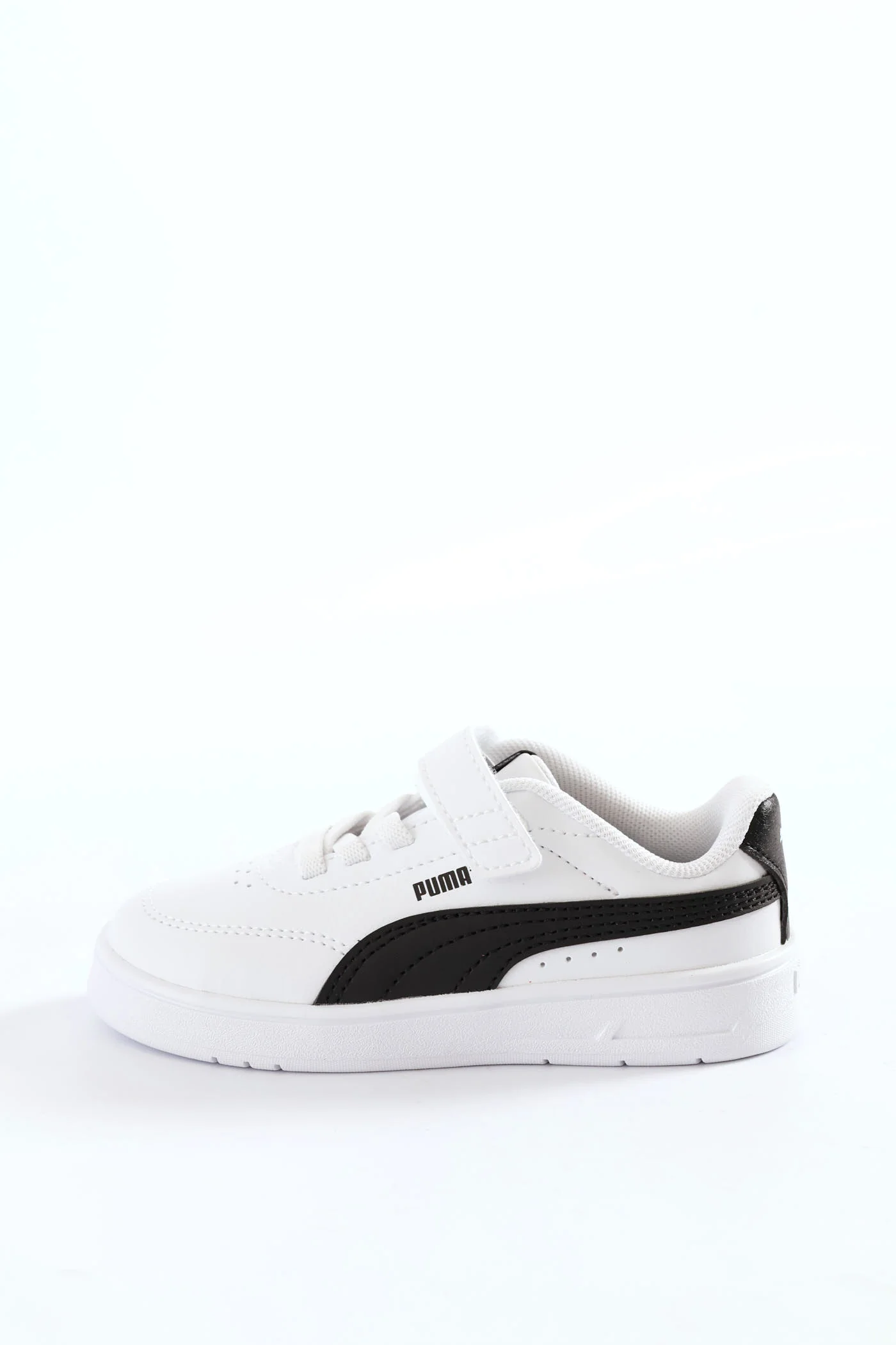 Pre-Boys Court Classic Clean Ac+ Sneaker - White/Black - Image 6