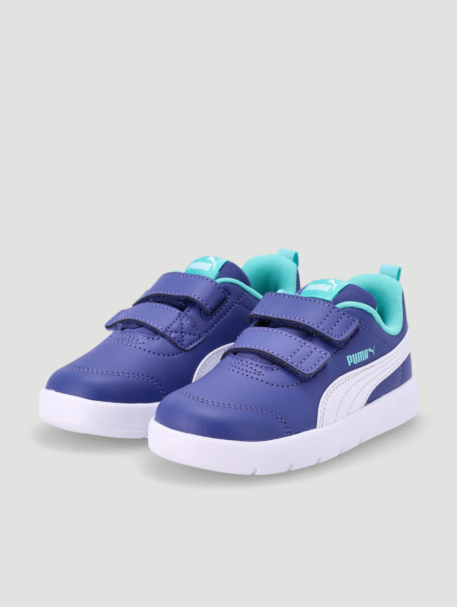 Pre-Boys Courtflex V3 V Sneaker - Blue - Image 2