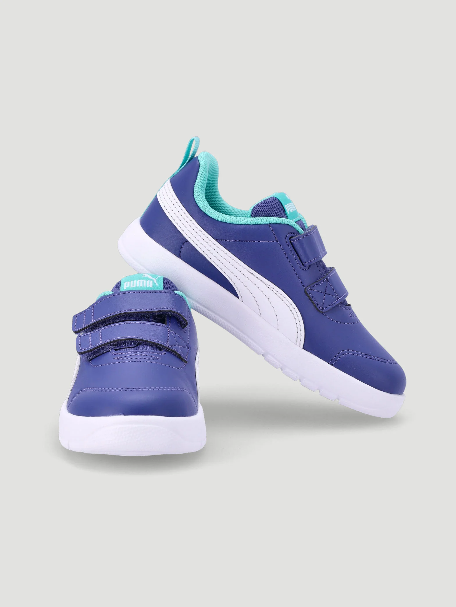 Pre-Boys Courtflex V3 V Sneaker - Blue - Image 4