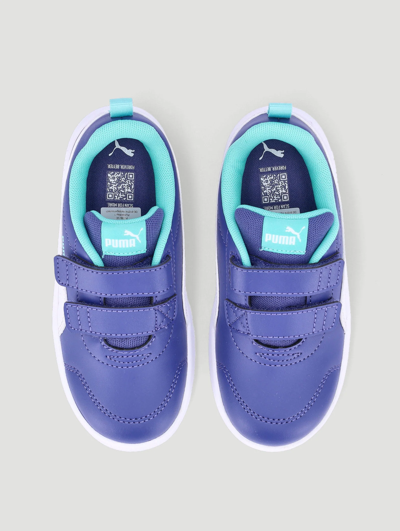 Pre-Boys Courtflex V3 V Sneaker - Blue - Image 5