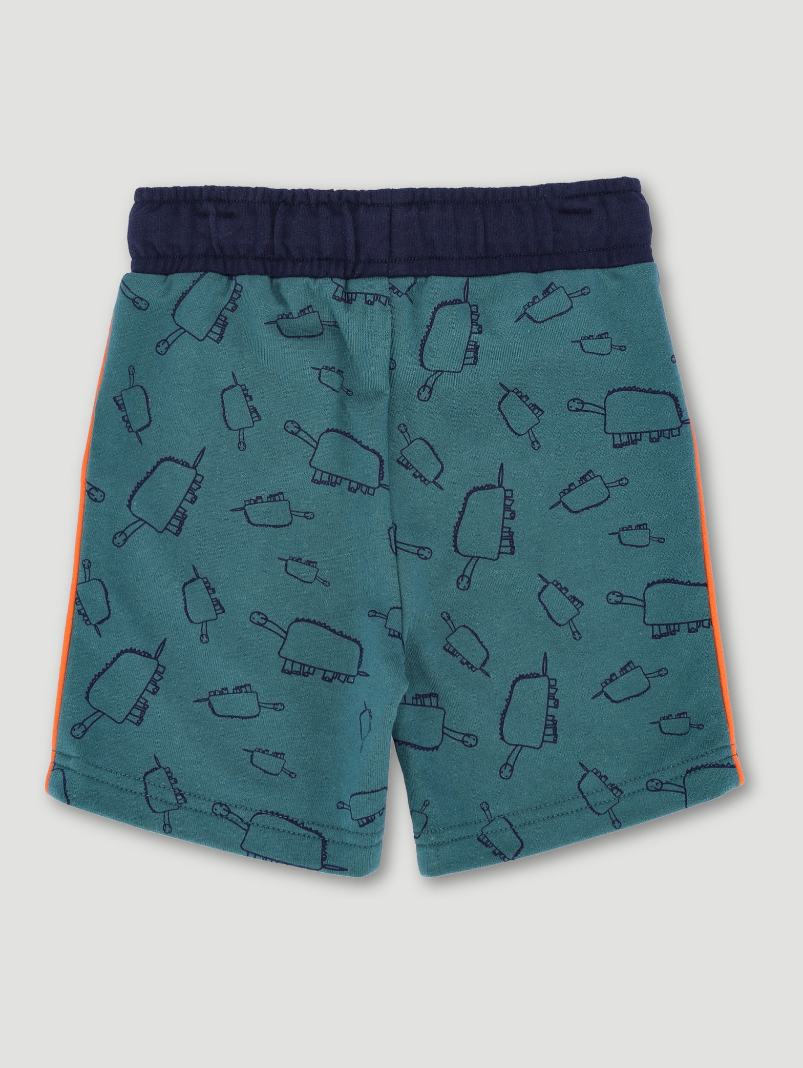 Pre-Boys Danasoli Print Fleece Short - Teal - Image 2