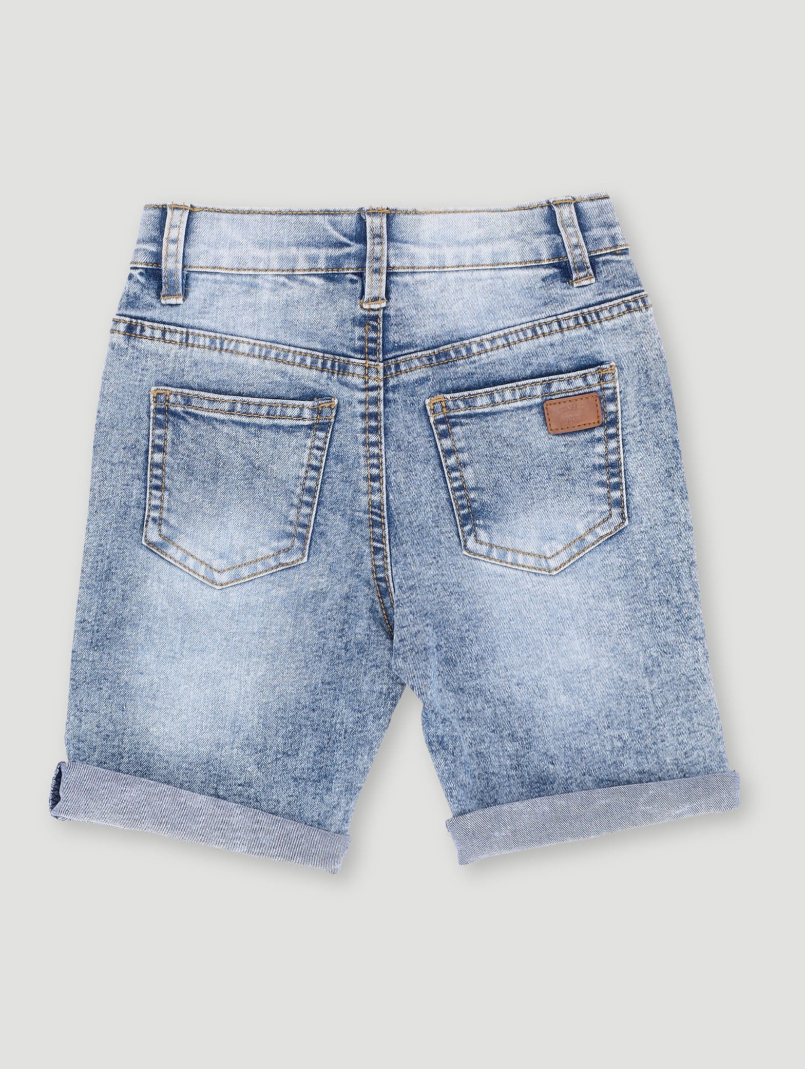 Pre-Boys Denim Short - Light Blue - Image 3