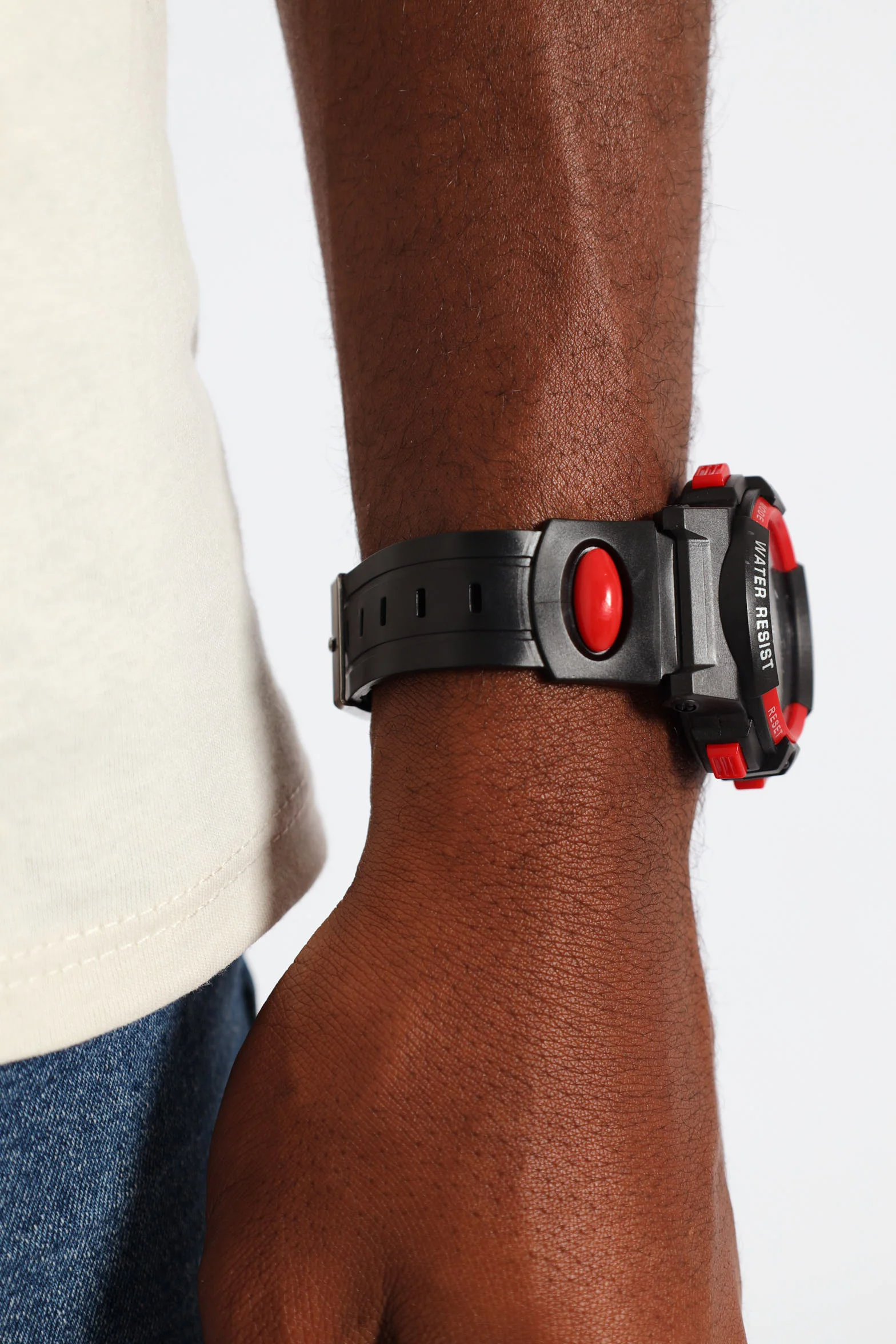 Pre-Boys Digital Shock Watch - Black/Red - Image 3