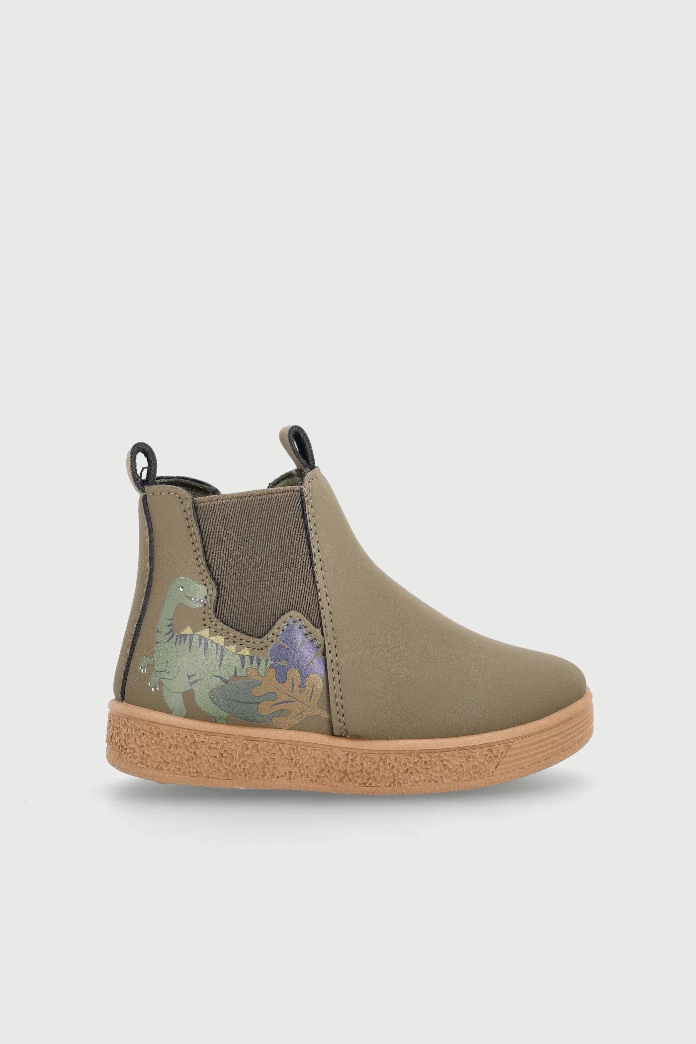 Pre-Boys Dino Gussset Boot - Olive - Image 3