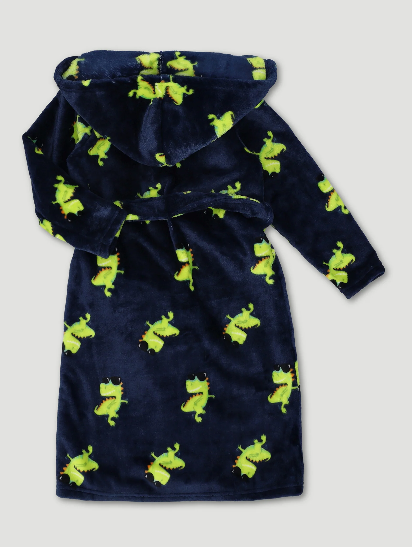 Pre-Boys Dino Print Gown - Navy - Image 2