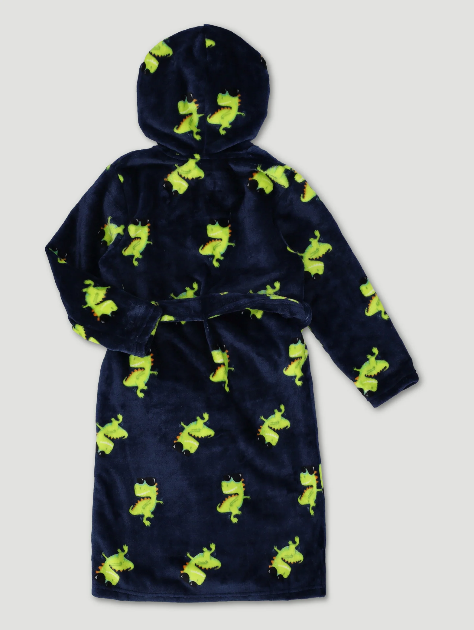 Pre-Boys Dino Print Gown - Navy - Image 3