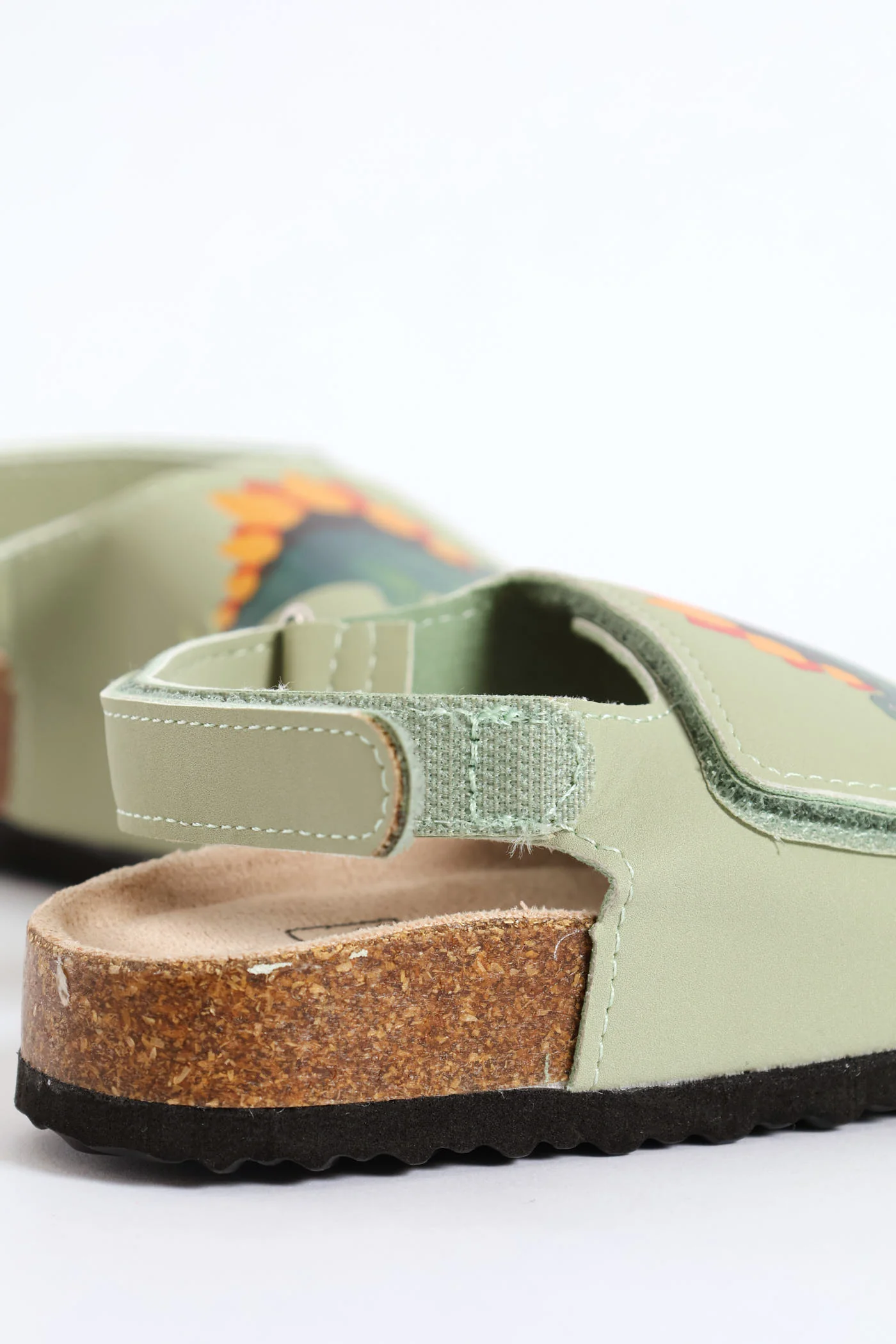 Pre-Boys Dino Print Health Sandal - Sage - Image 2