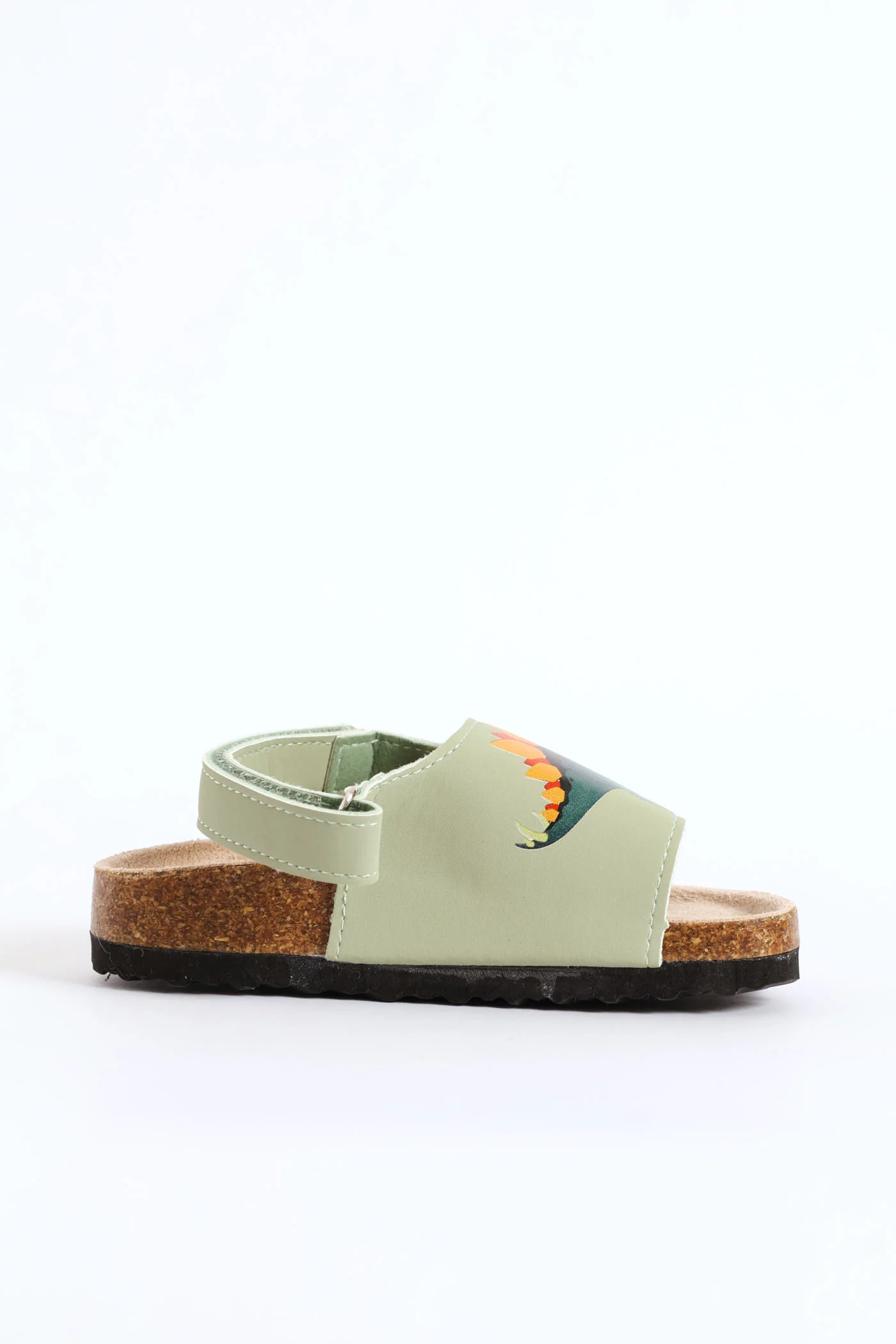 Pre-Boys Dino Print Health Sandal - Sage - Image 3
