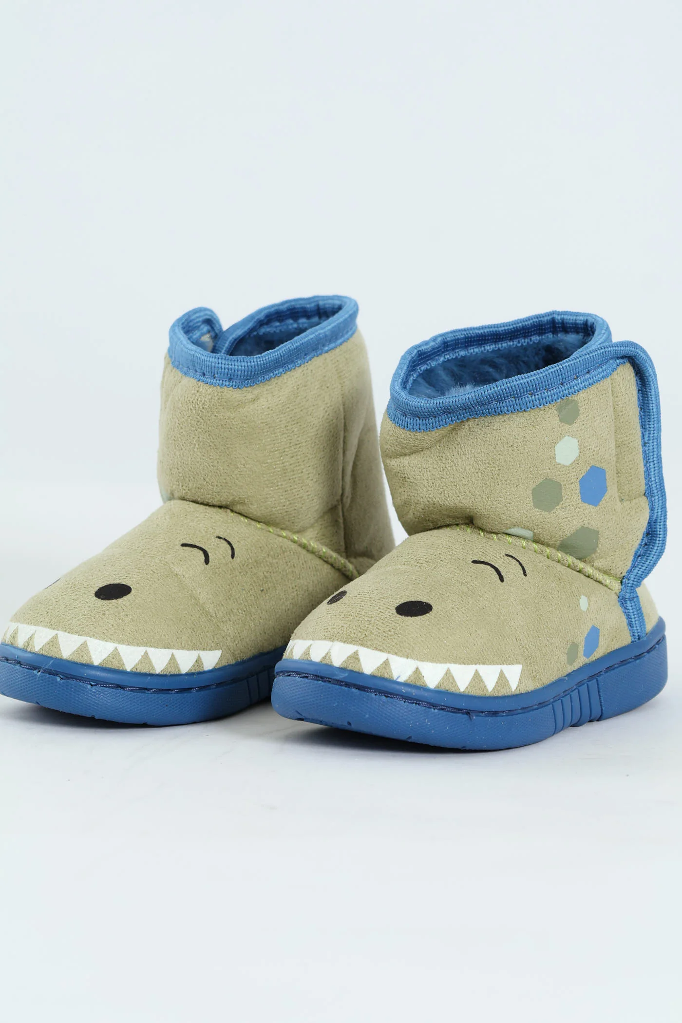 Pre-Boys Dino Slipper Boot - Sage - Image 3