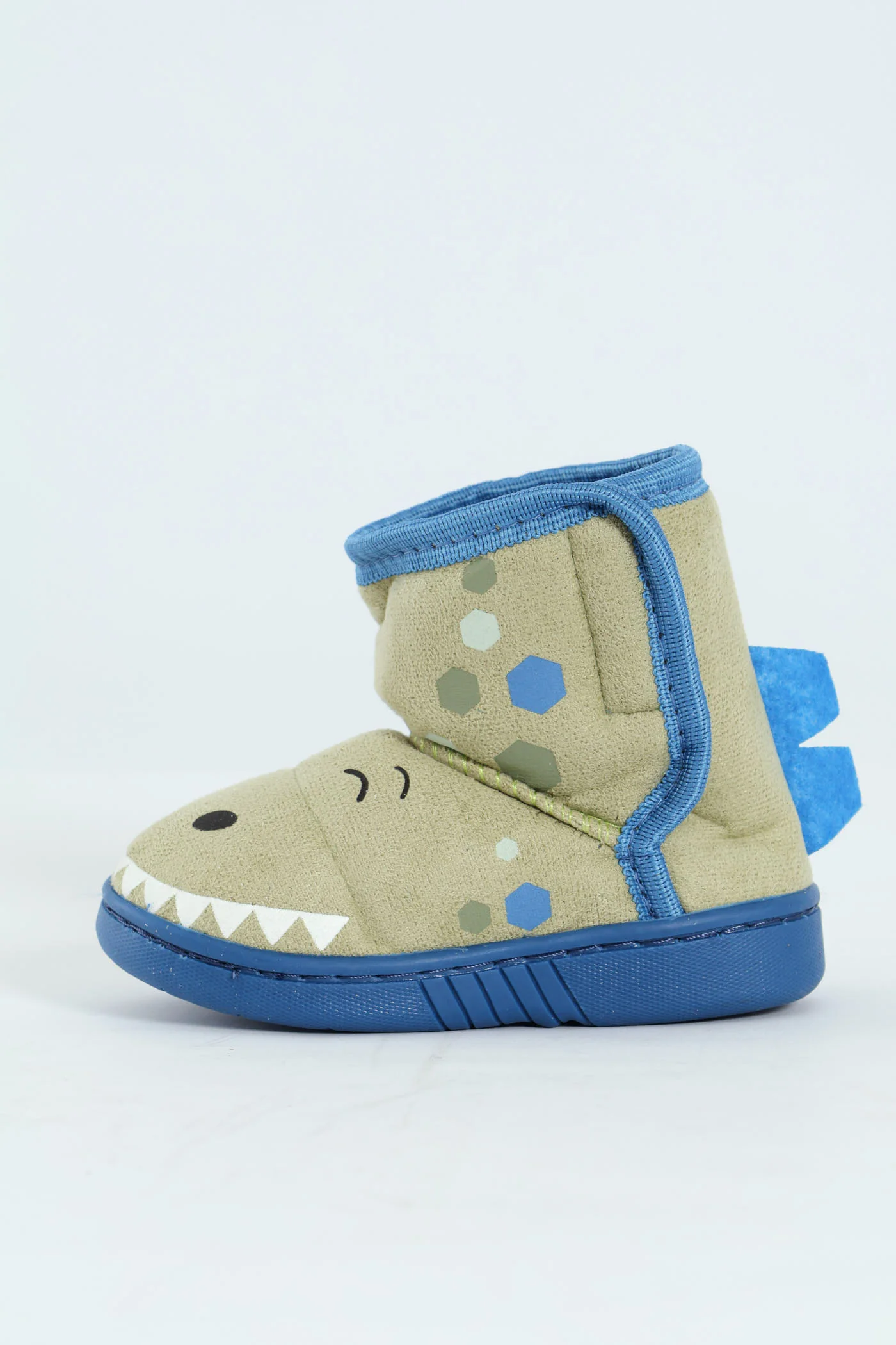 Pre-Boys Dino Slipper Boot - Sage - Image 6