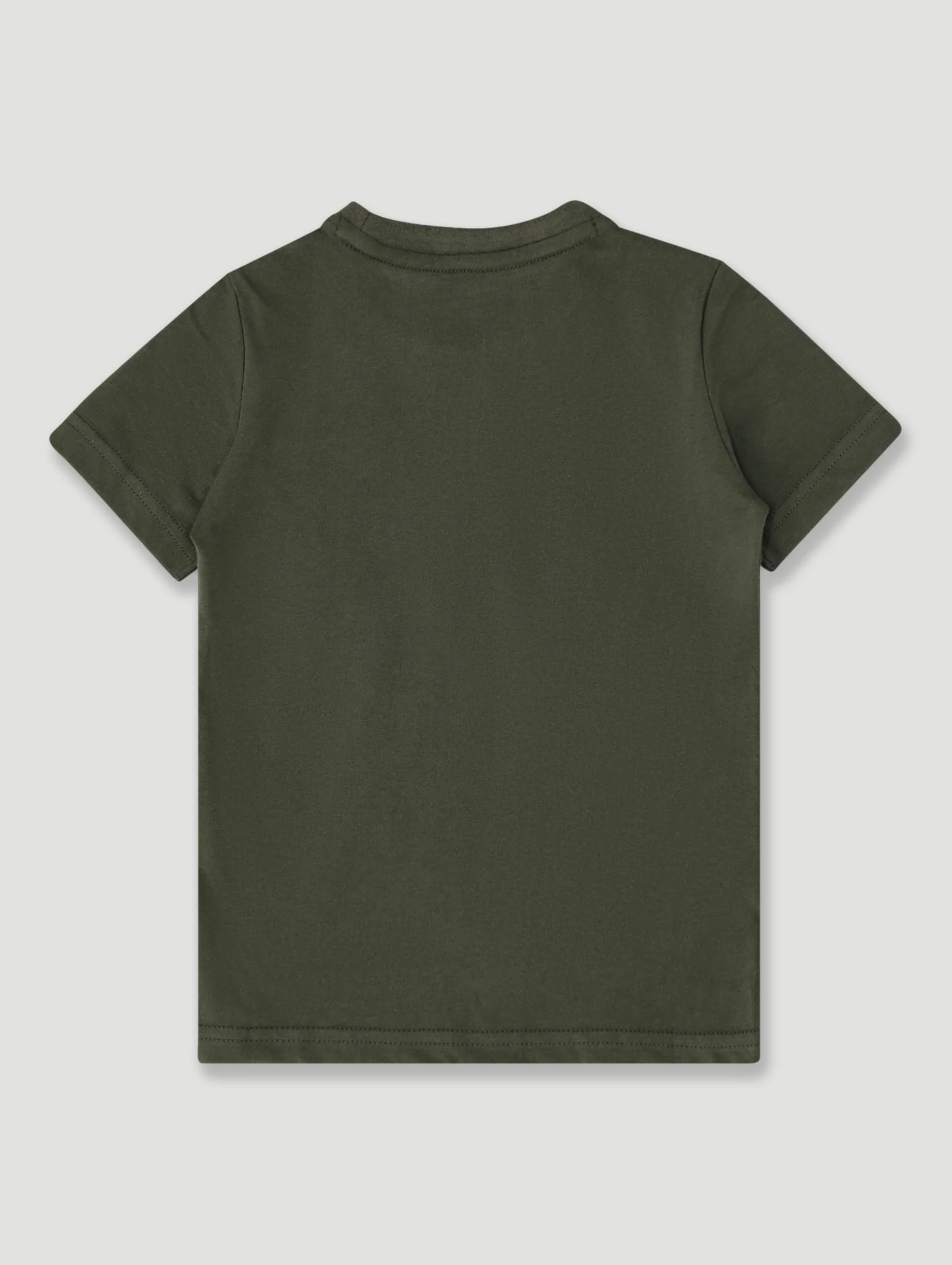Pre-Boys Essential Logo Tee - Olive - Image 2