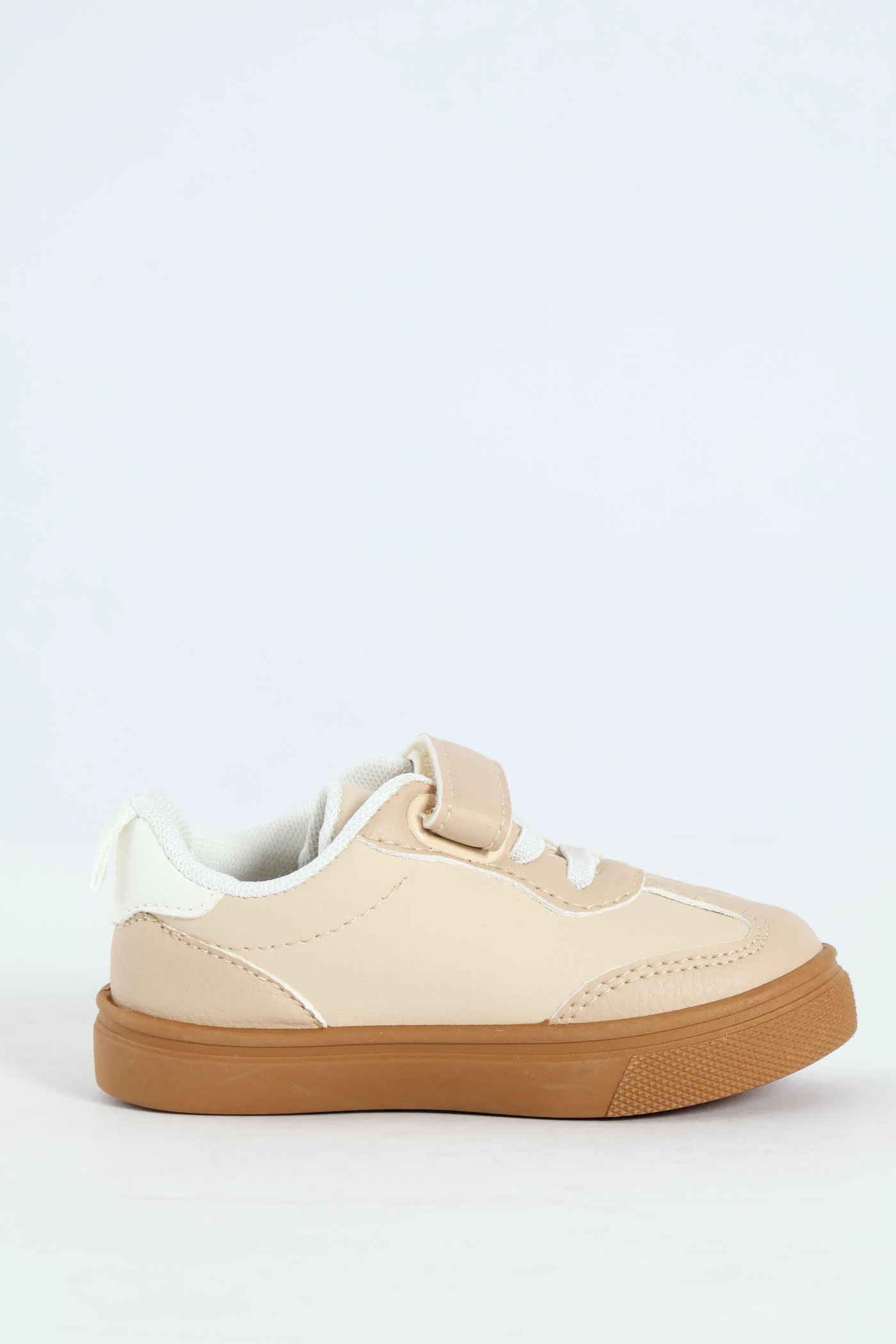 Pre-Boys Fashion Street Sneaker - Stone - Image 5