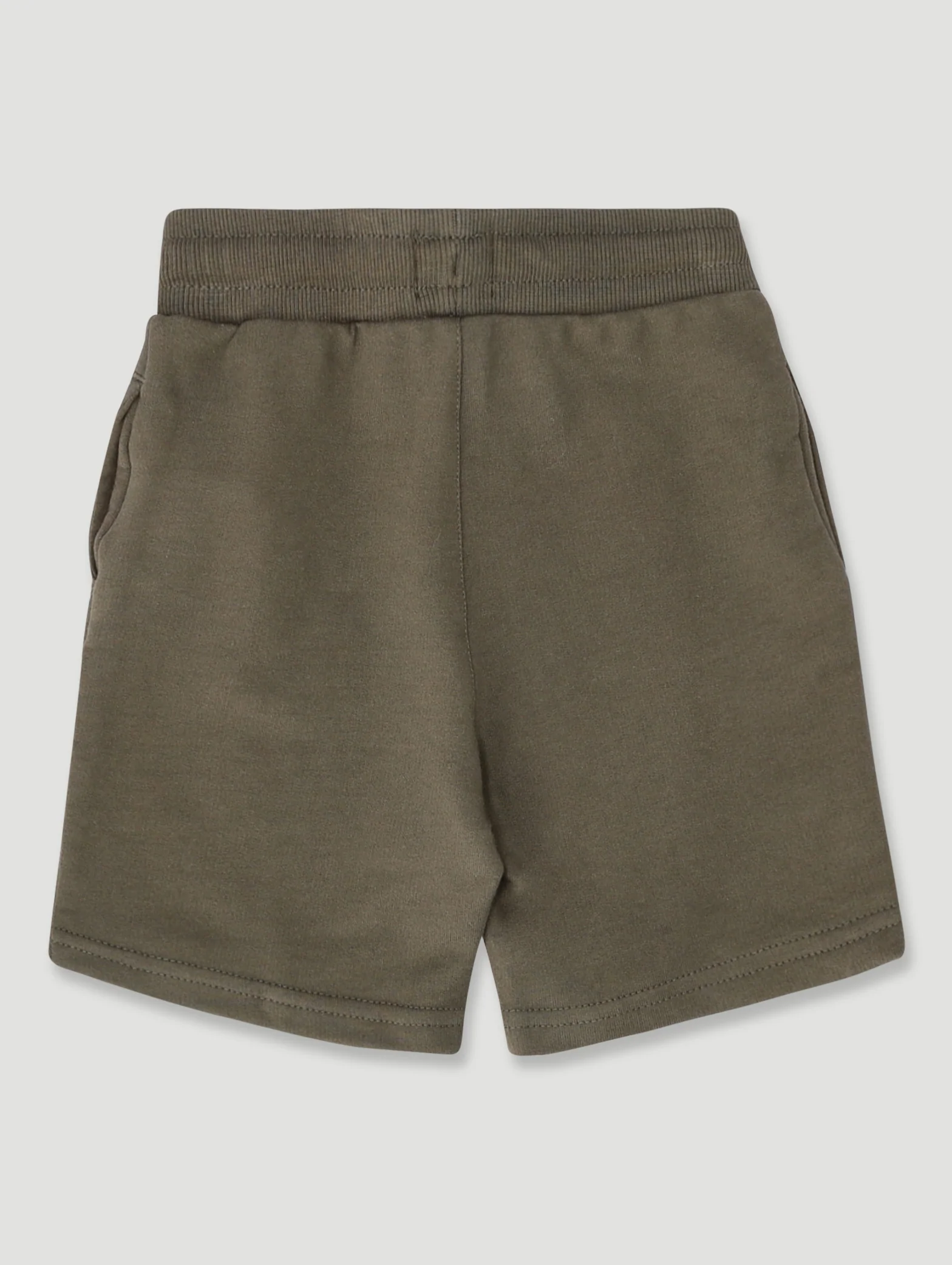 Pre-Boys Fleece Shorts - Olive - Image 2