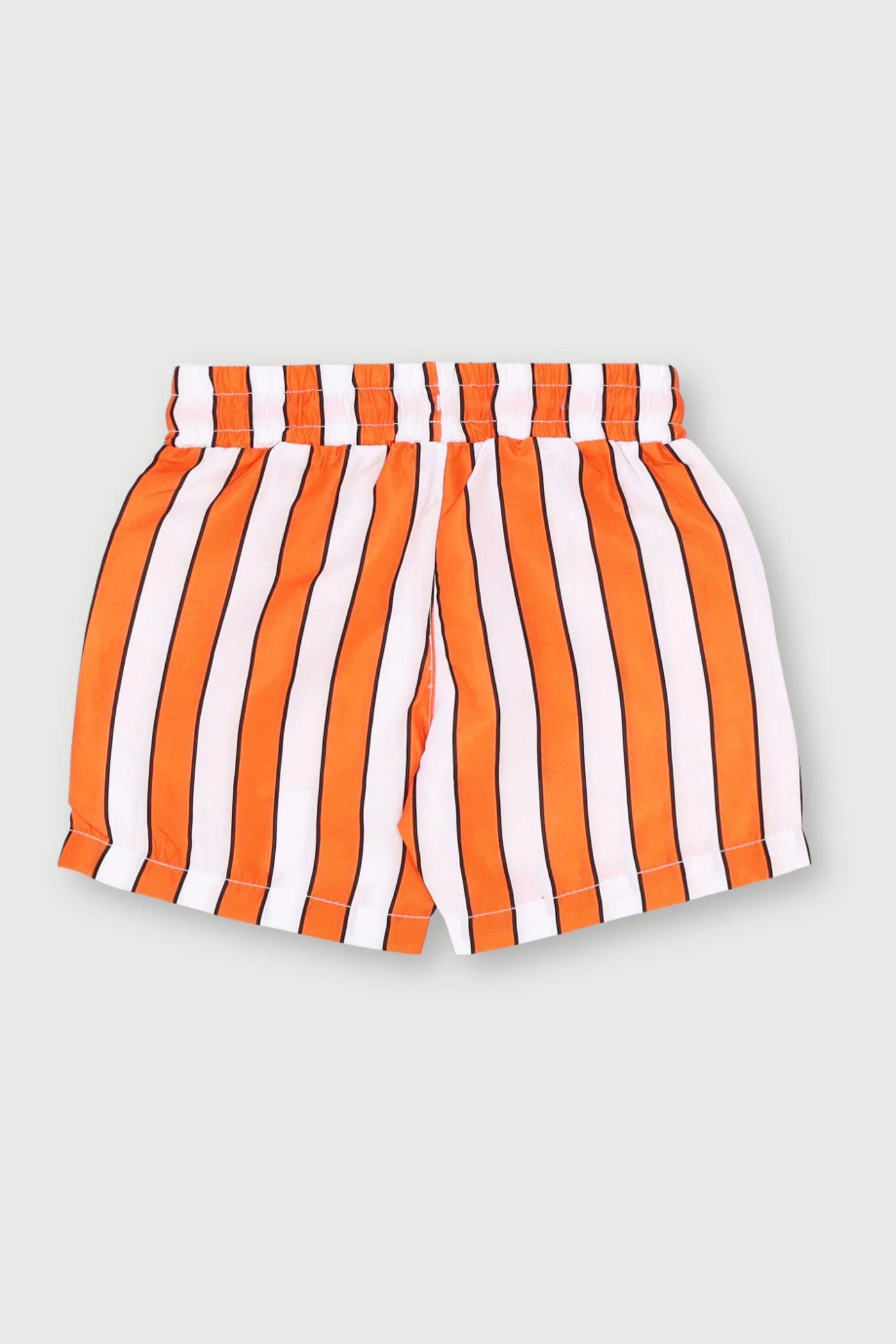 Pre-Boys Gino Stripe Short - Orange - Image 2