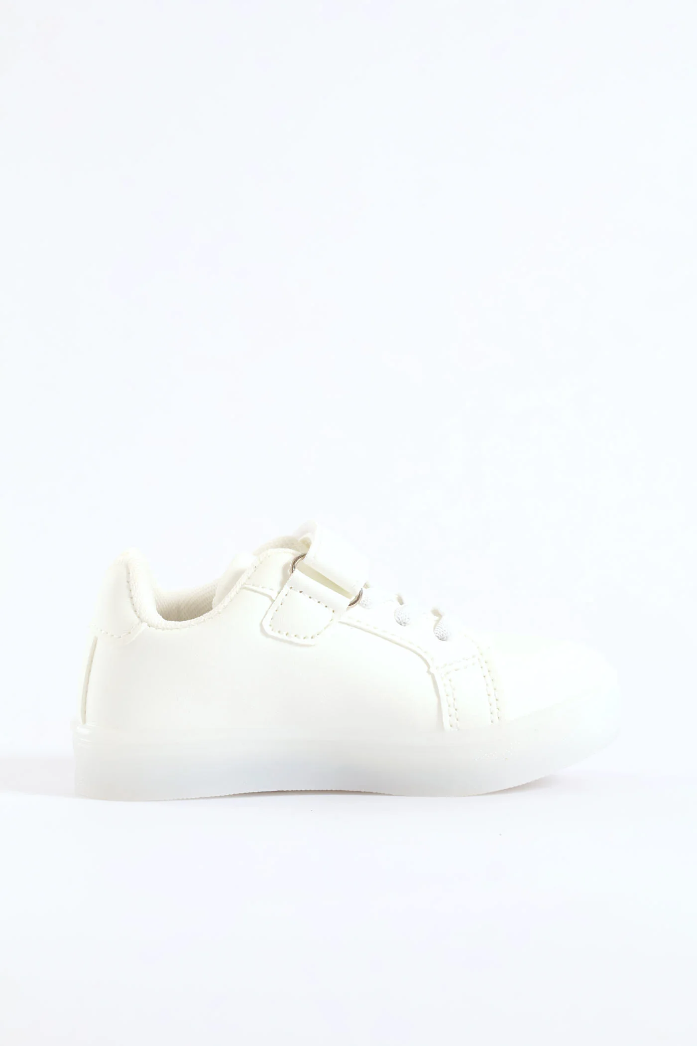 Pre-Boys Graffiti Lightup Sneaker - White - Image 3