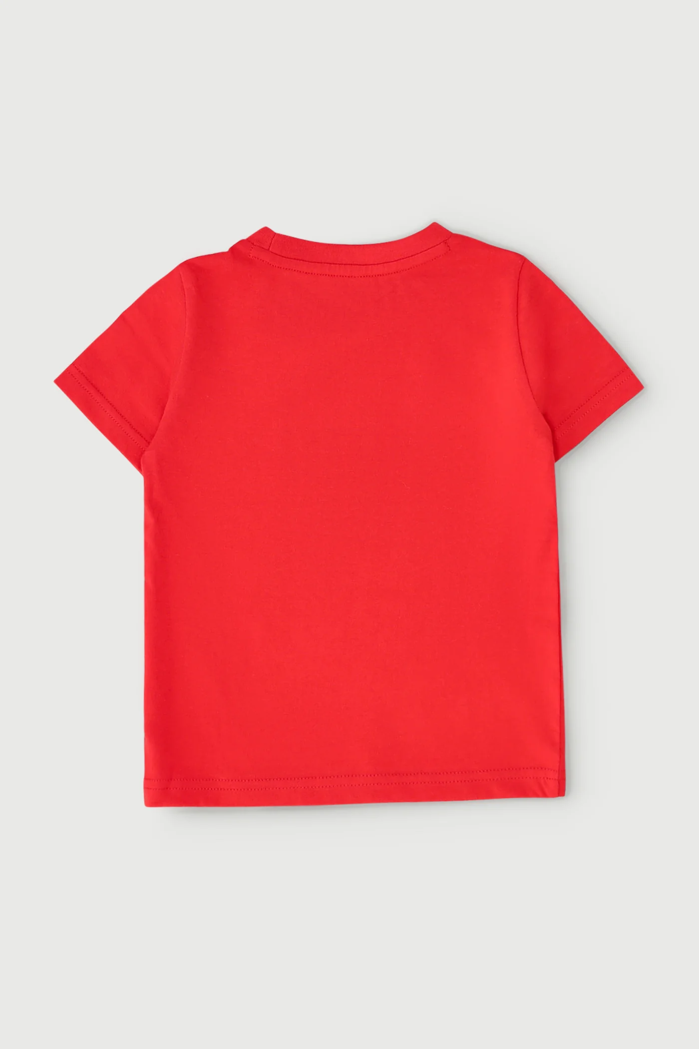 Pre-Boys Graphic Cat Foundation Tee - Red - Image 2