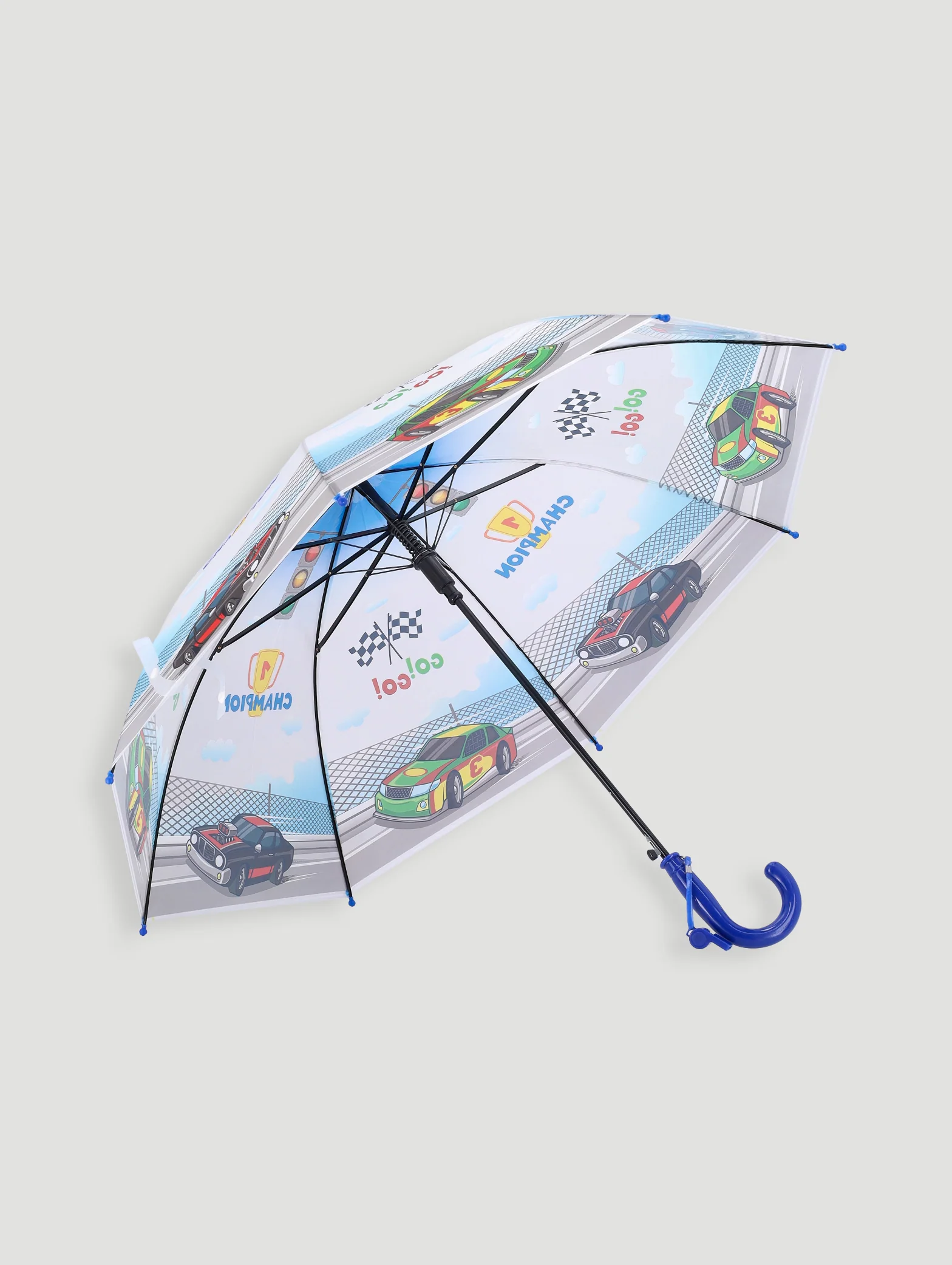 Pre-Boys Hi Speed Motorbike Umbrella - Blue - Image 3