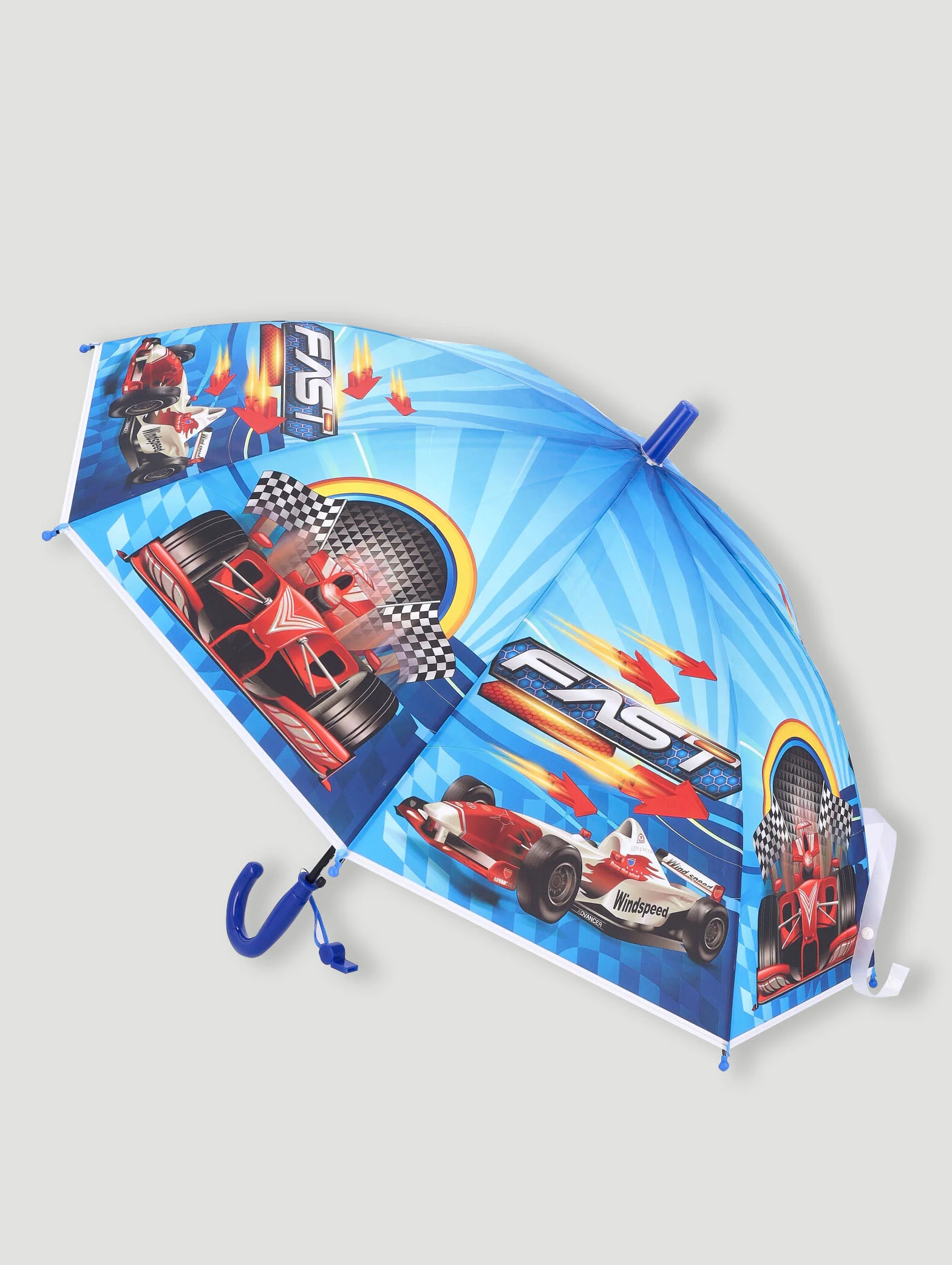 Pre-Boys High Speed Car Umbrella - Red - Image 2