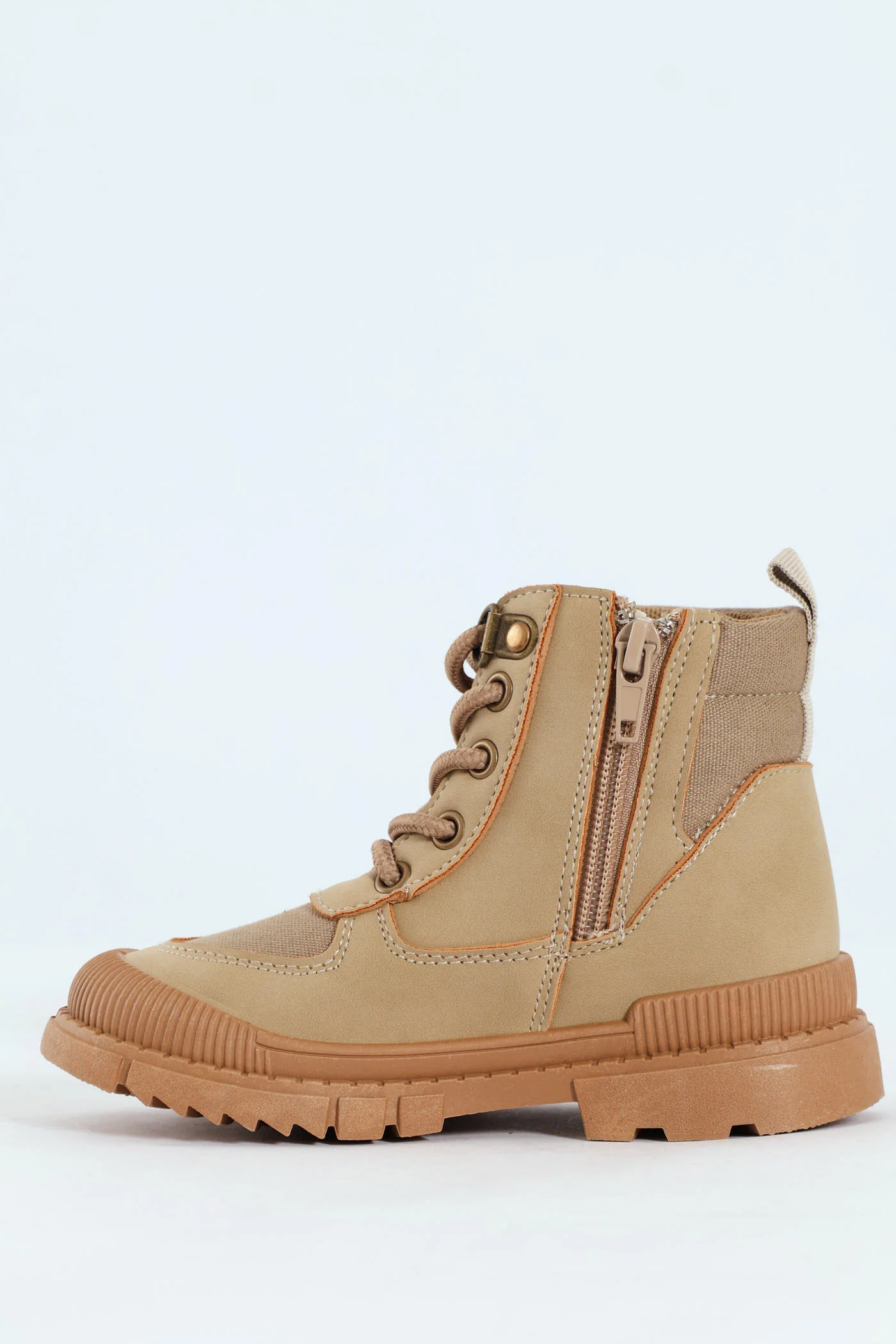 Pre-Boys Hiker Boot - Khaki - Image 2