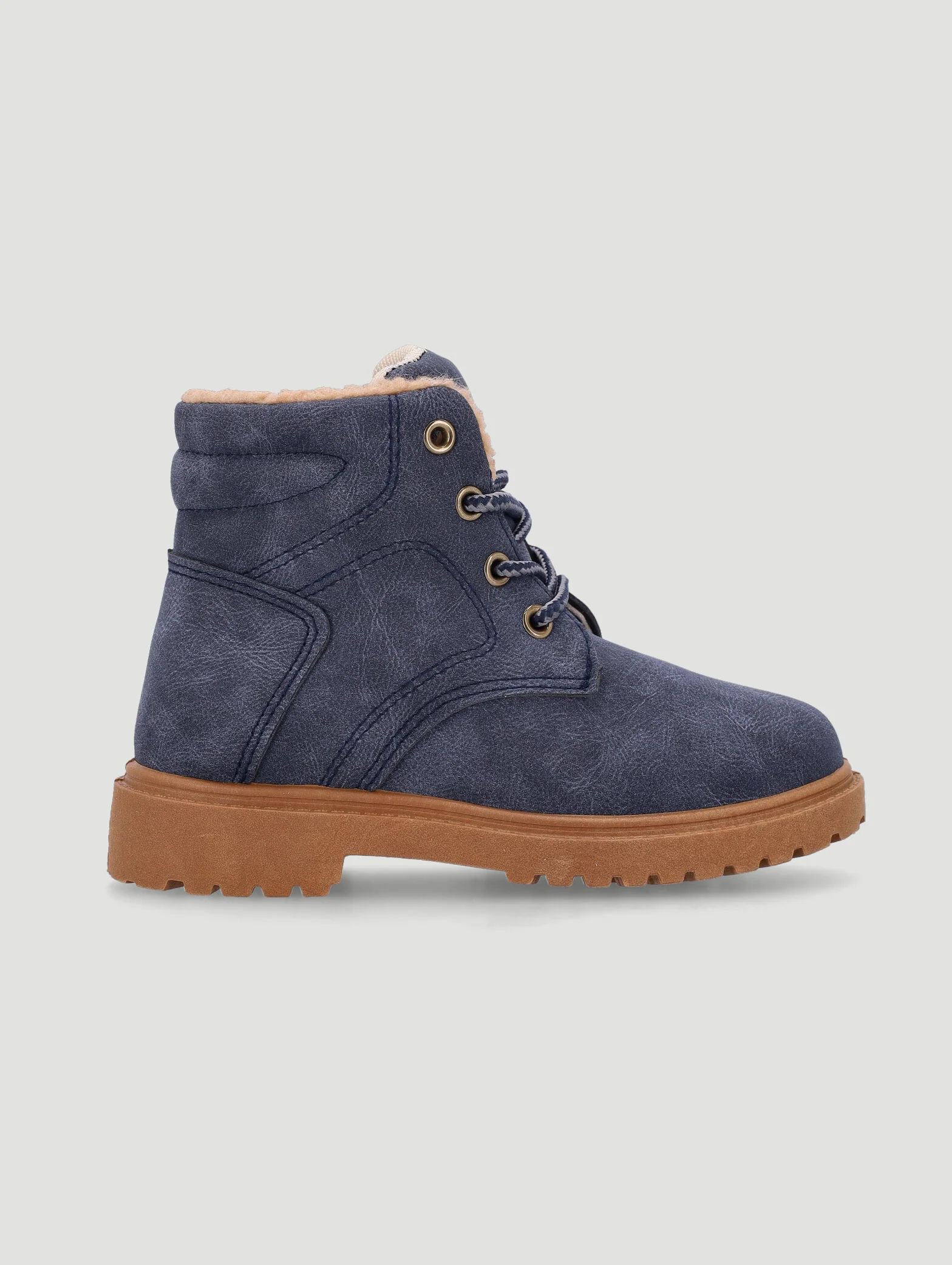 Pre-Boys Hiker Boot - Navy - Image 2