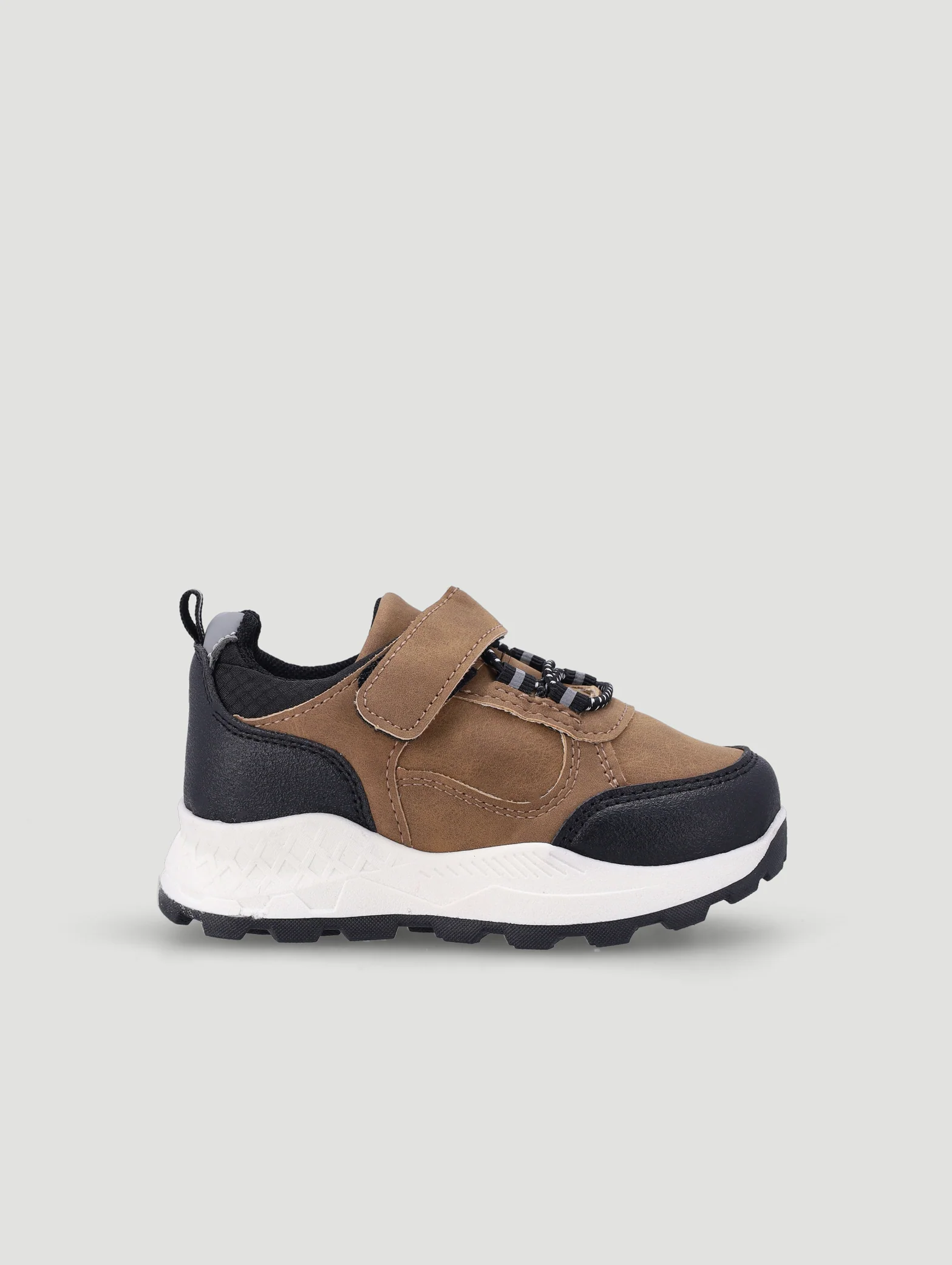 Pre-Boys Hitop Sneaker - Tan - Image 2