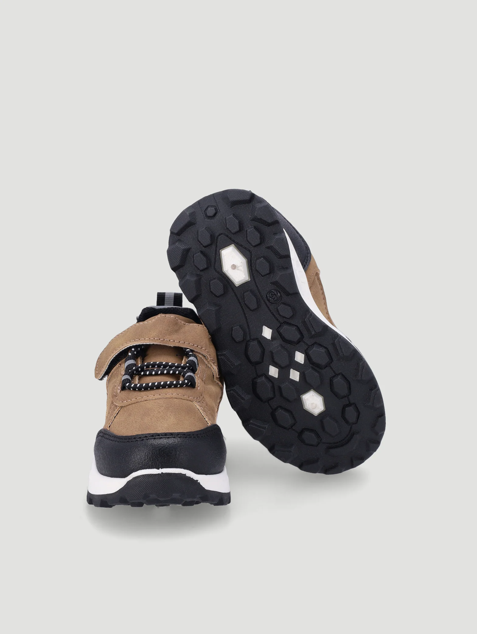 Pre-Boys Hitop Sneaker - Tan - Image 4