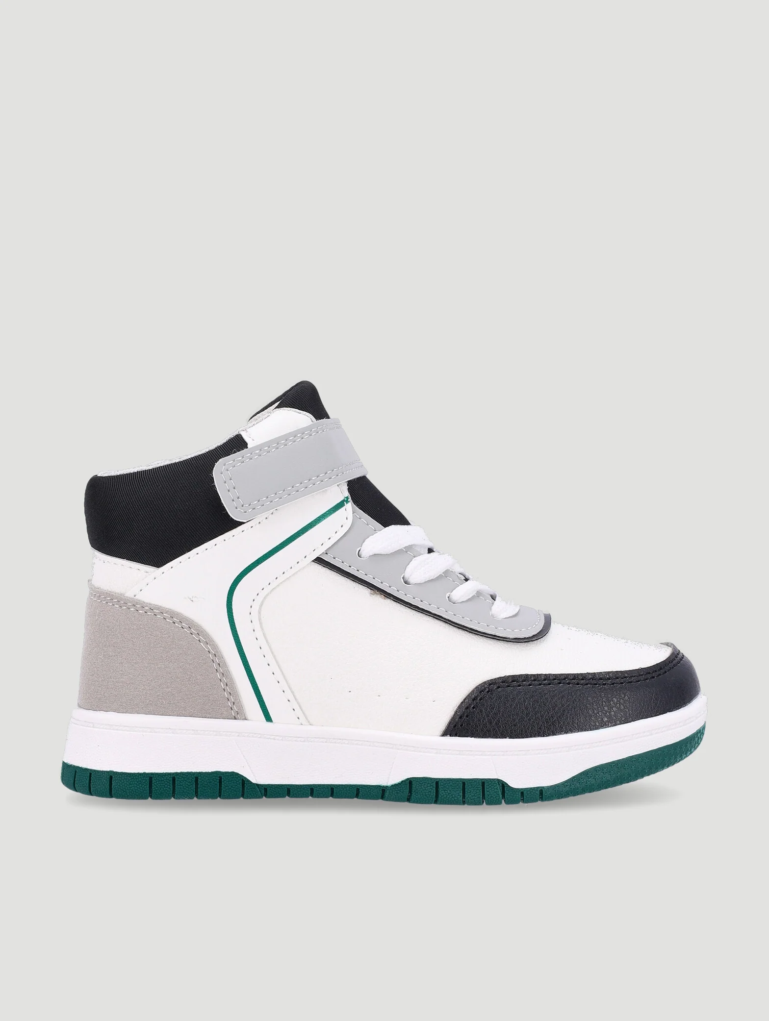 Pre-Boys High-Top Sneaker - White - Image 3