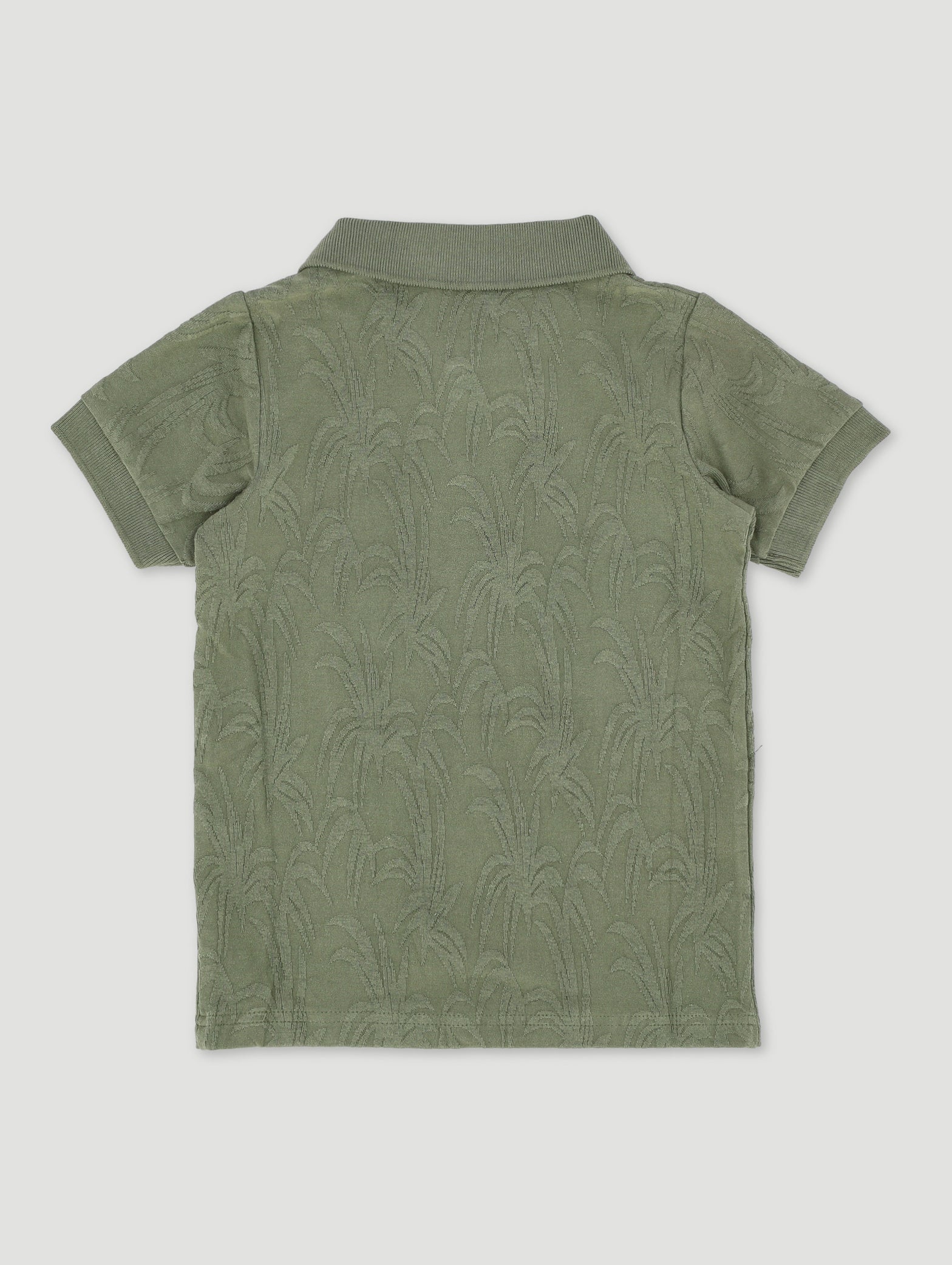 Pre-Boys Knit Golfer - Olive - Image 2