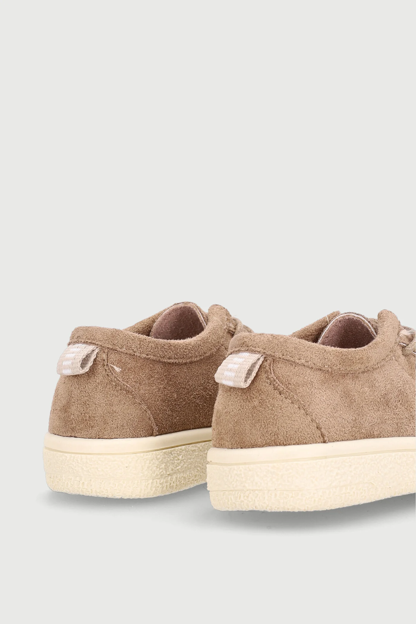 Pre-Boys Lace Up Moccasin - Taupe - Image 5