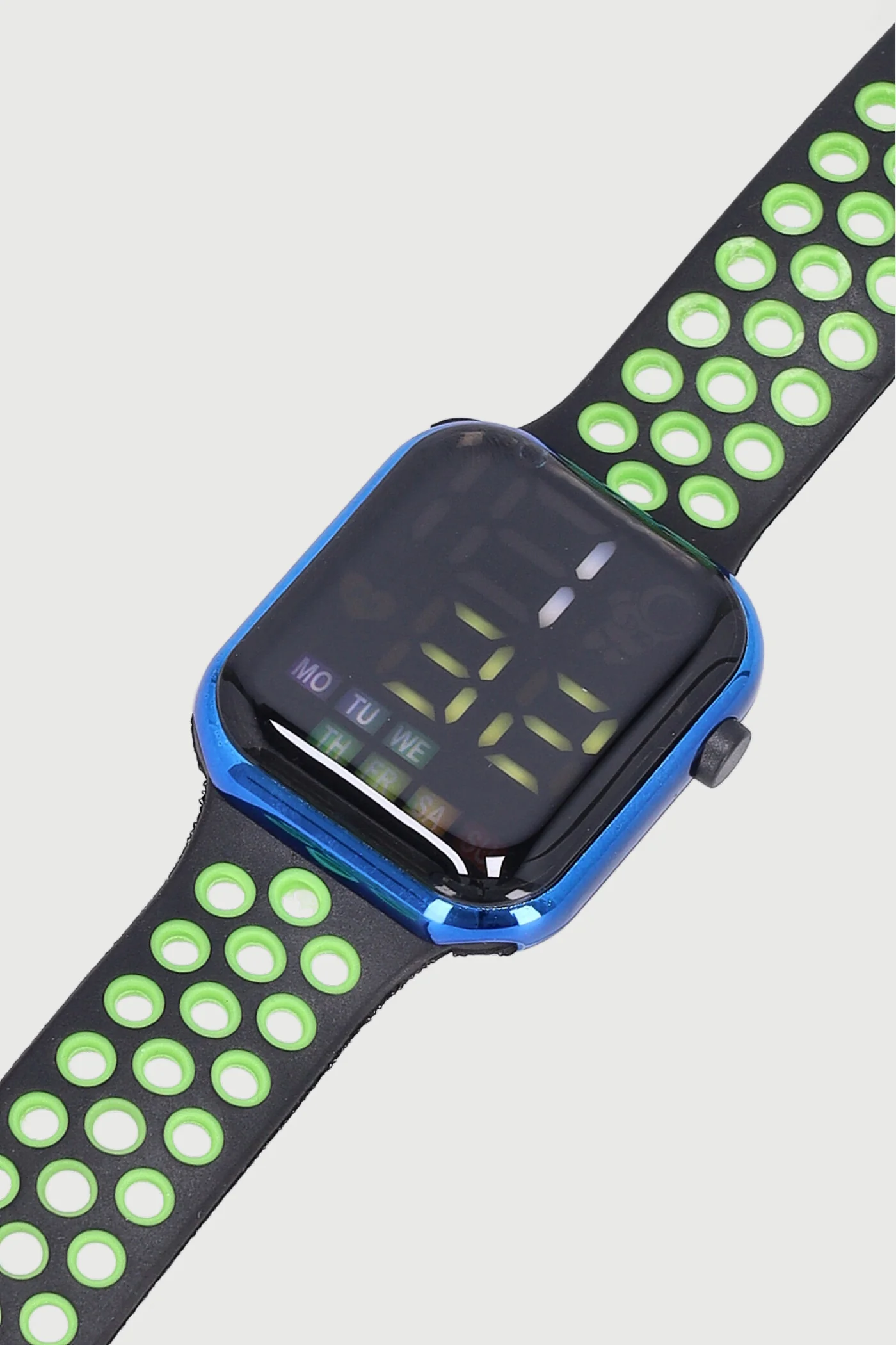 Pre-Boys Led Watch - Blue/Lime - Image 3