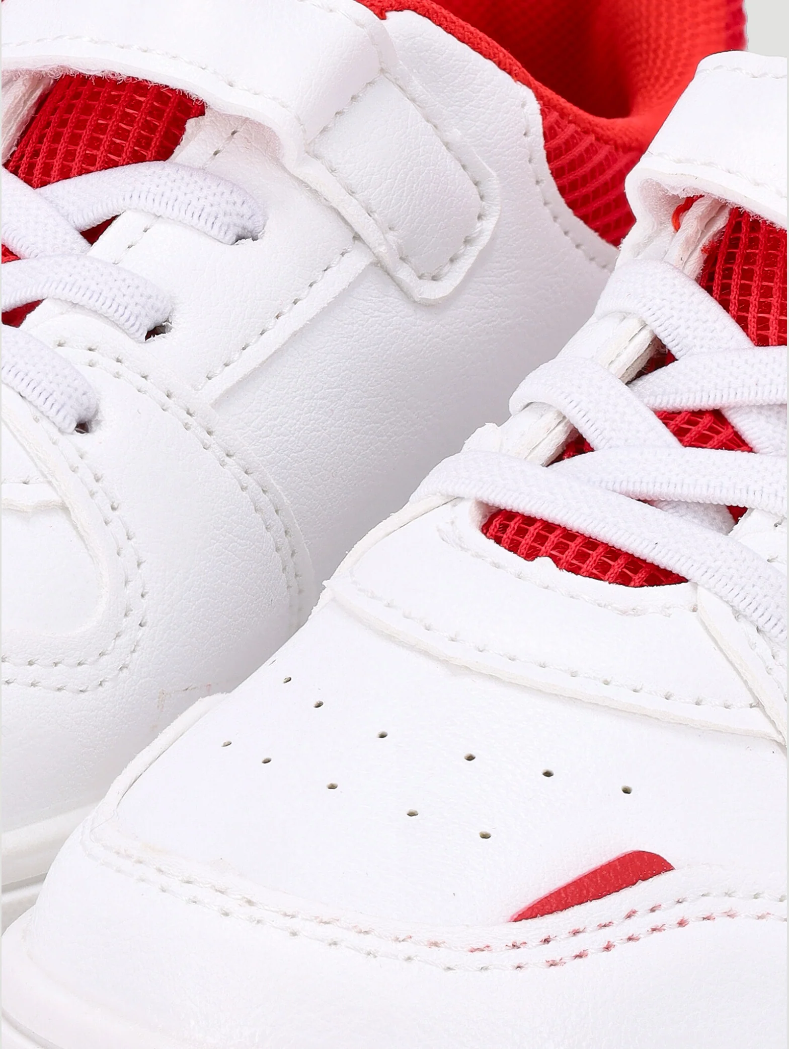 Pre-Boys Light Up Car Sneaker - White/Red - Image 2