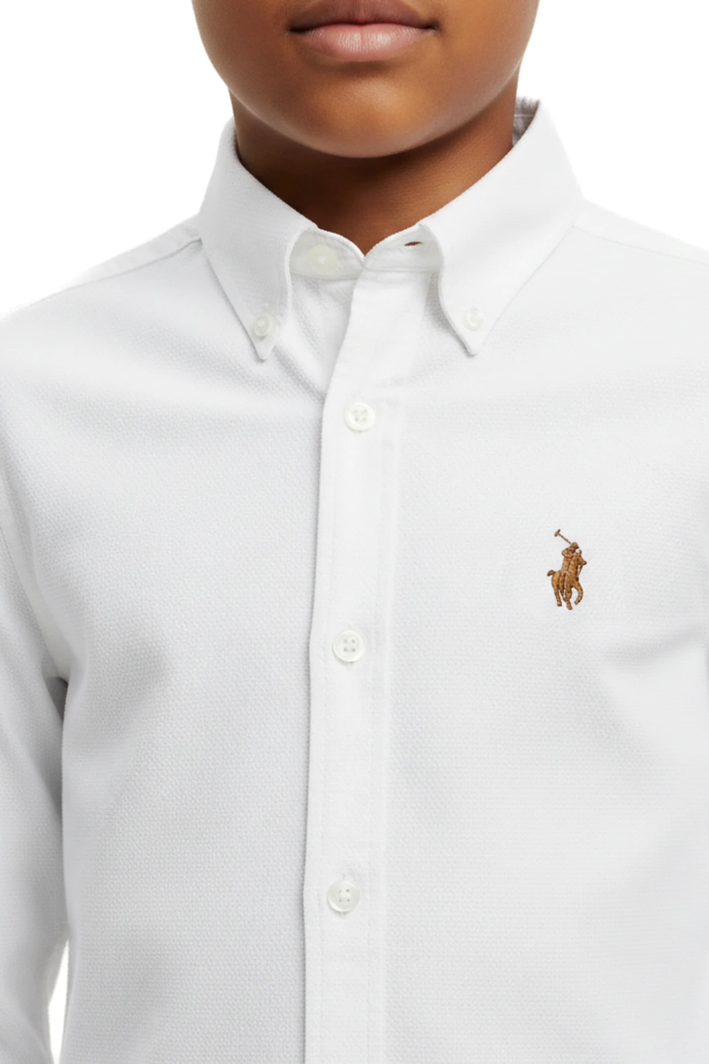 Pre-Boys Long Sleeve Formal Shirt - White - Image 2