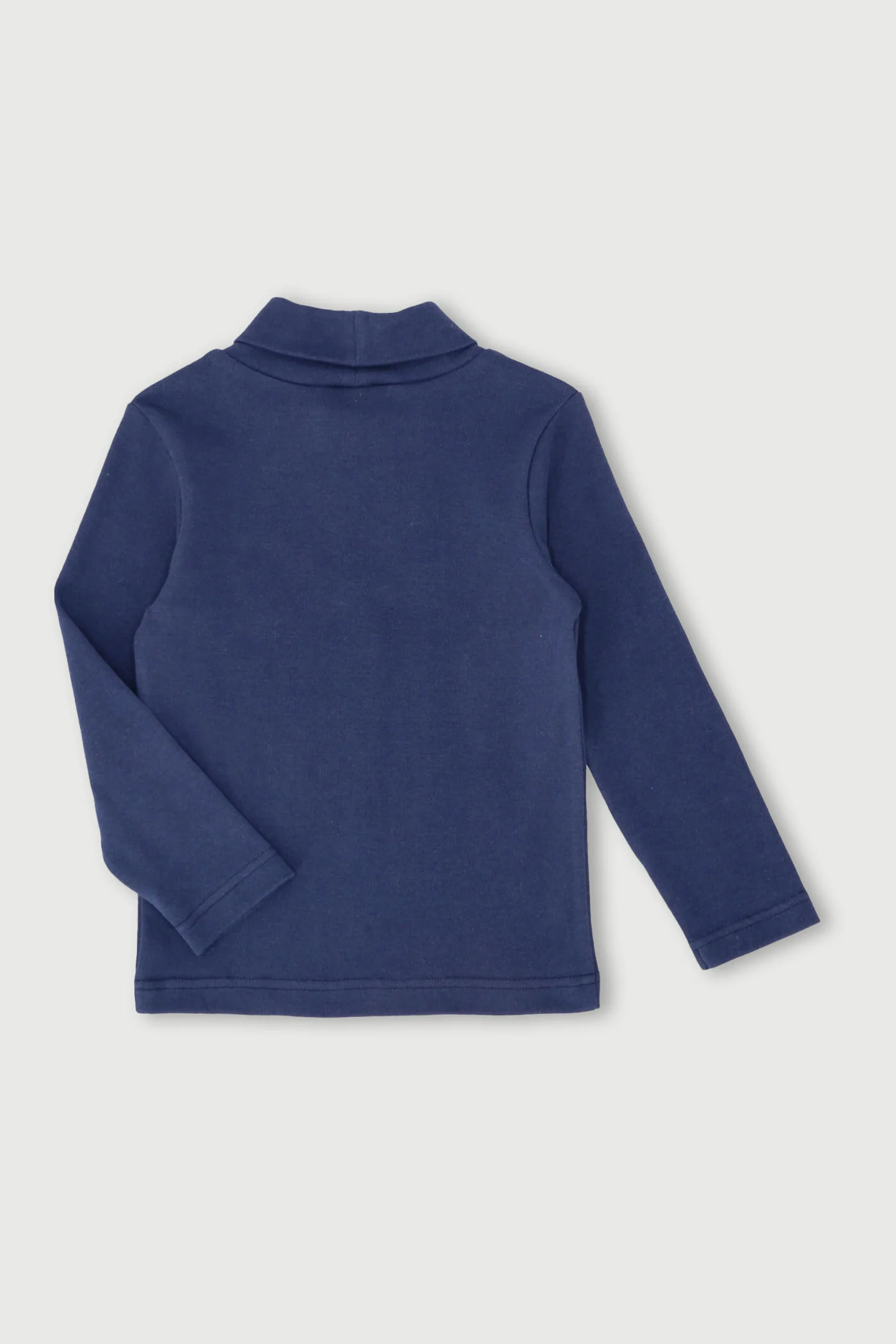 Pre-Boys Long Sleeve Poloneck - Navy - Image 2