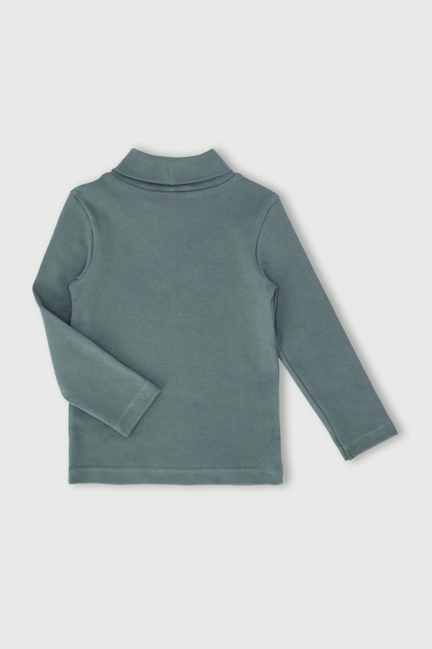 Pre-Boys Long Sleeve Poloneck - Teal - Image 2