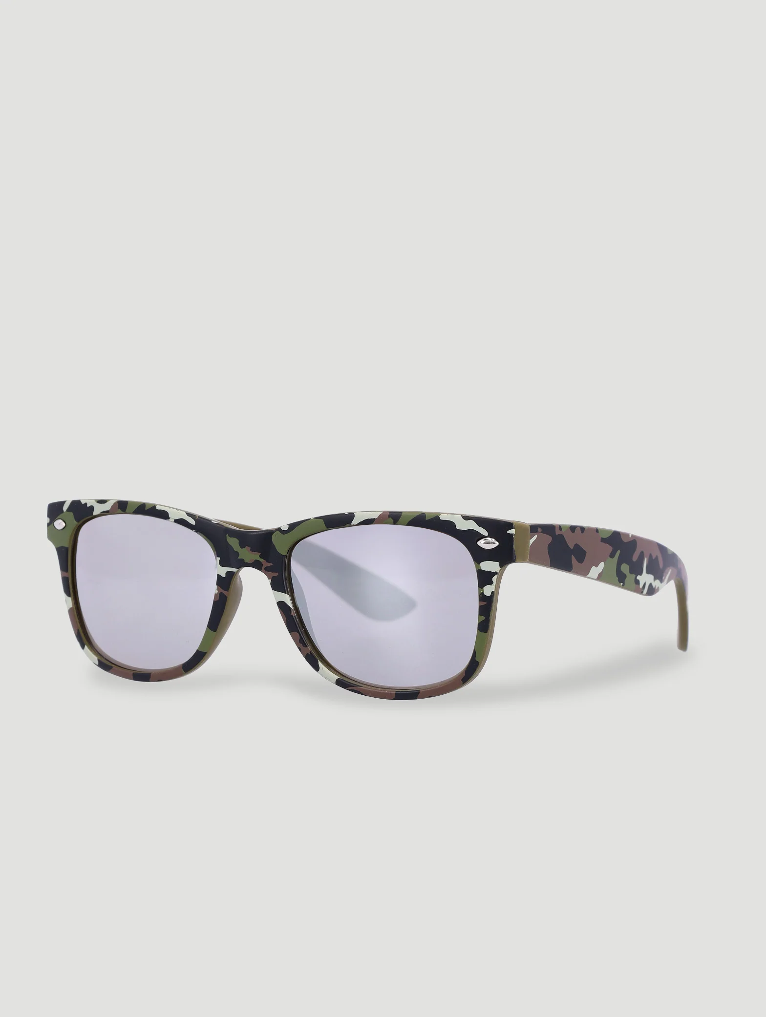 Pre-Boys Matte Wayfarer Sunglasses - Camo - Image 2