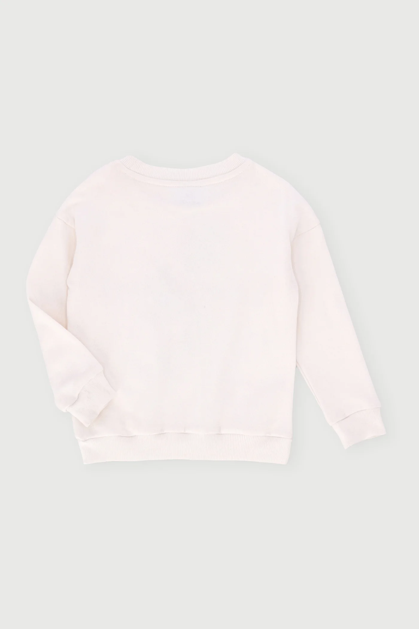 Pre-Boys Mickey Basketball Foil Crew Top - Ecru - Image 2