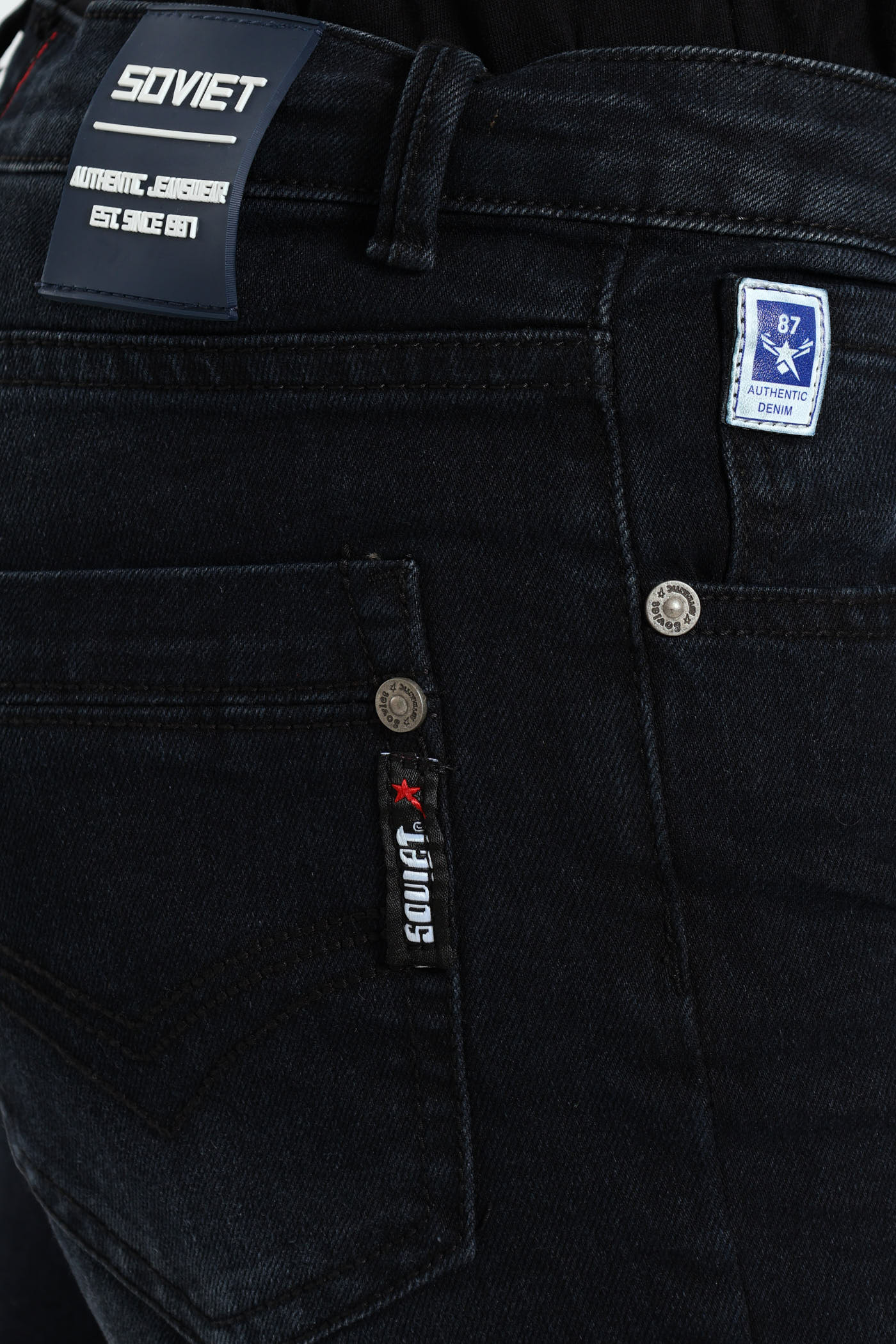 Boys Modric Denim - Blue/Black - Image 4