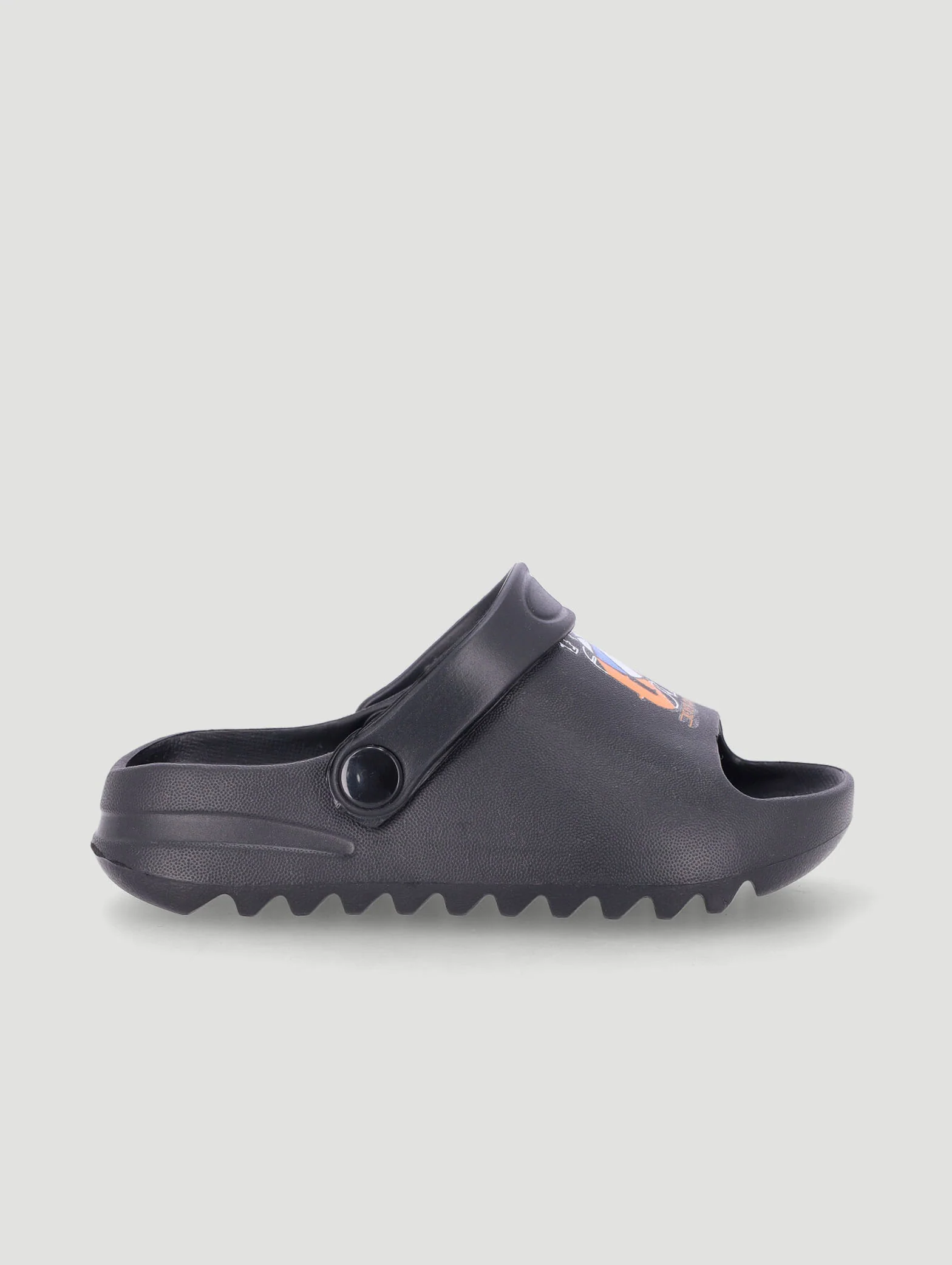 Pre-Boys Molded Basketball Slide - Black - Image 4
