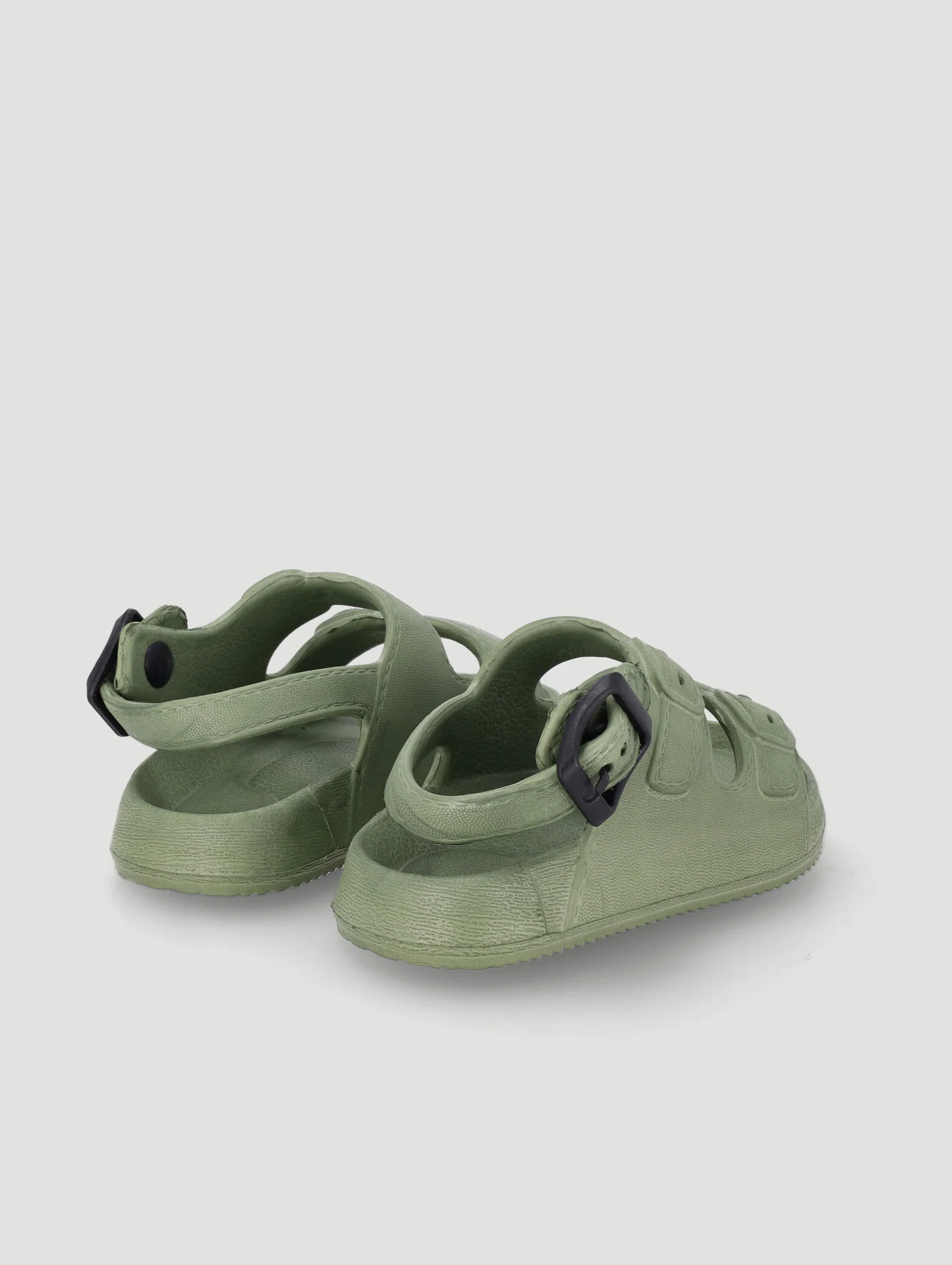 Pre-Boys Moulded Health Sandal - Olive - Image 2