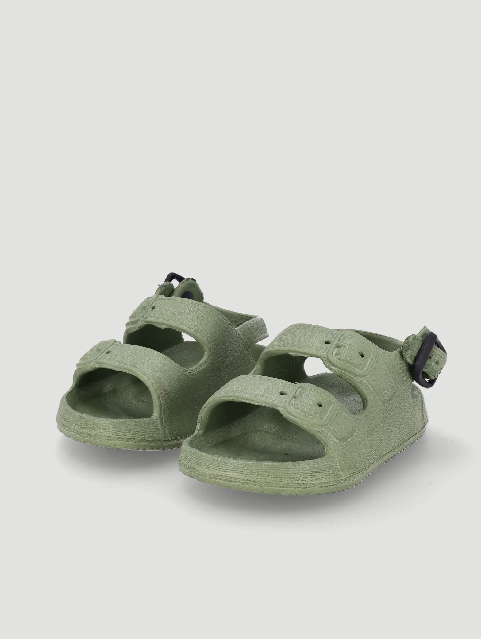 Pre-Boys Moulded Health Sandal - Olive - Image 3