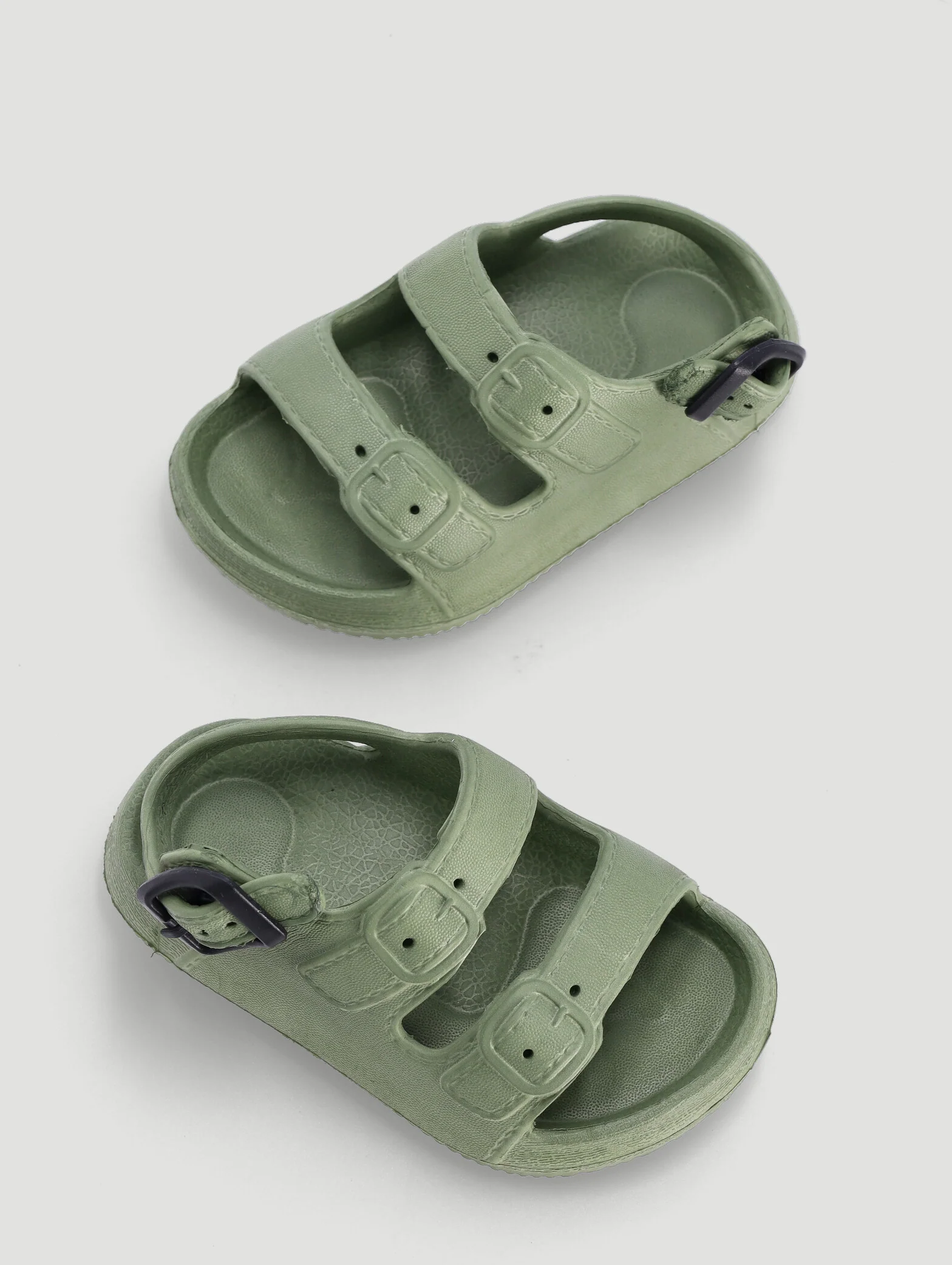 Pre-Boys Moulded Health Sandal - Olive - Image 5